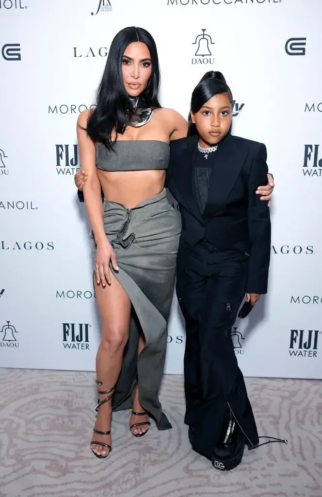 Kim Kardashian and North West attend The Daily Front Row's Seventh Annual Fashion Los Angeles Awards