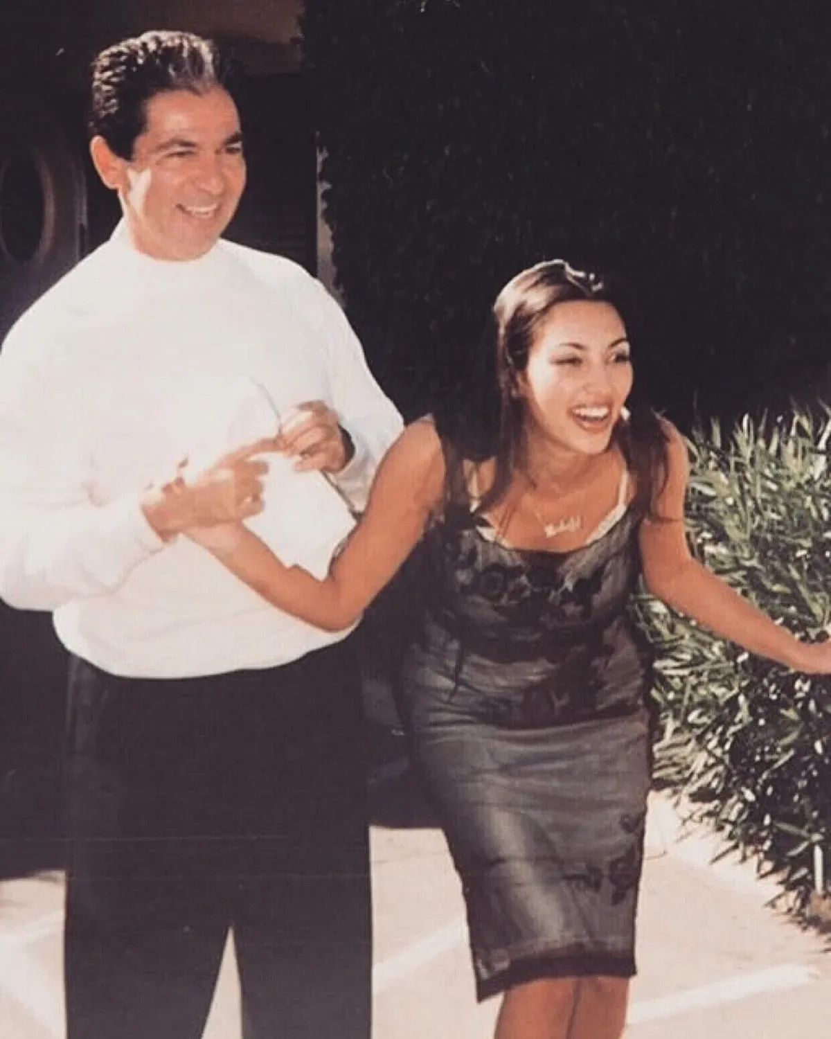 Kim Kardashian and Robert Kardashian
