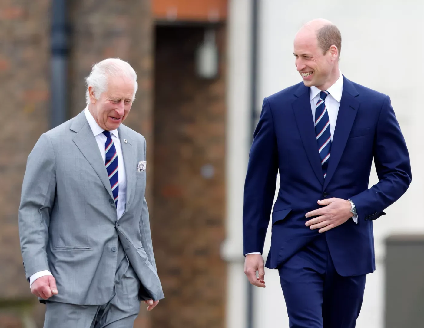 King Charles and Prince William on May 13, 2024