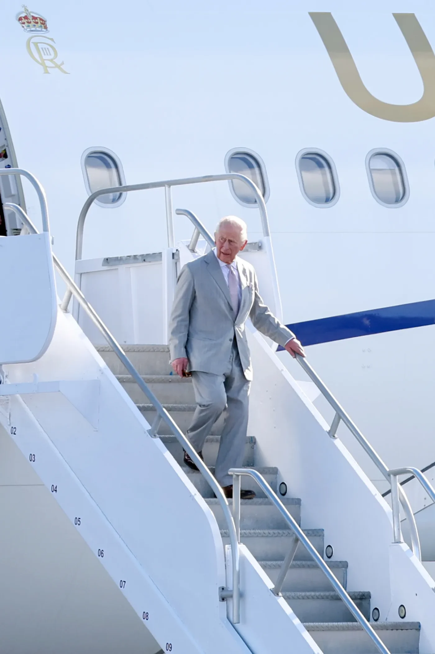 King Charles arriving in the Bahamas on October 27, 2026.