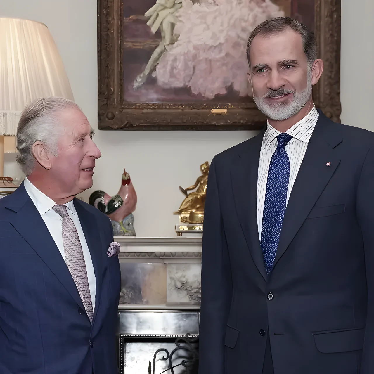 King Charles' subtle gesture to grieving King Felipe following tragic event
