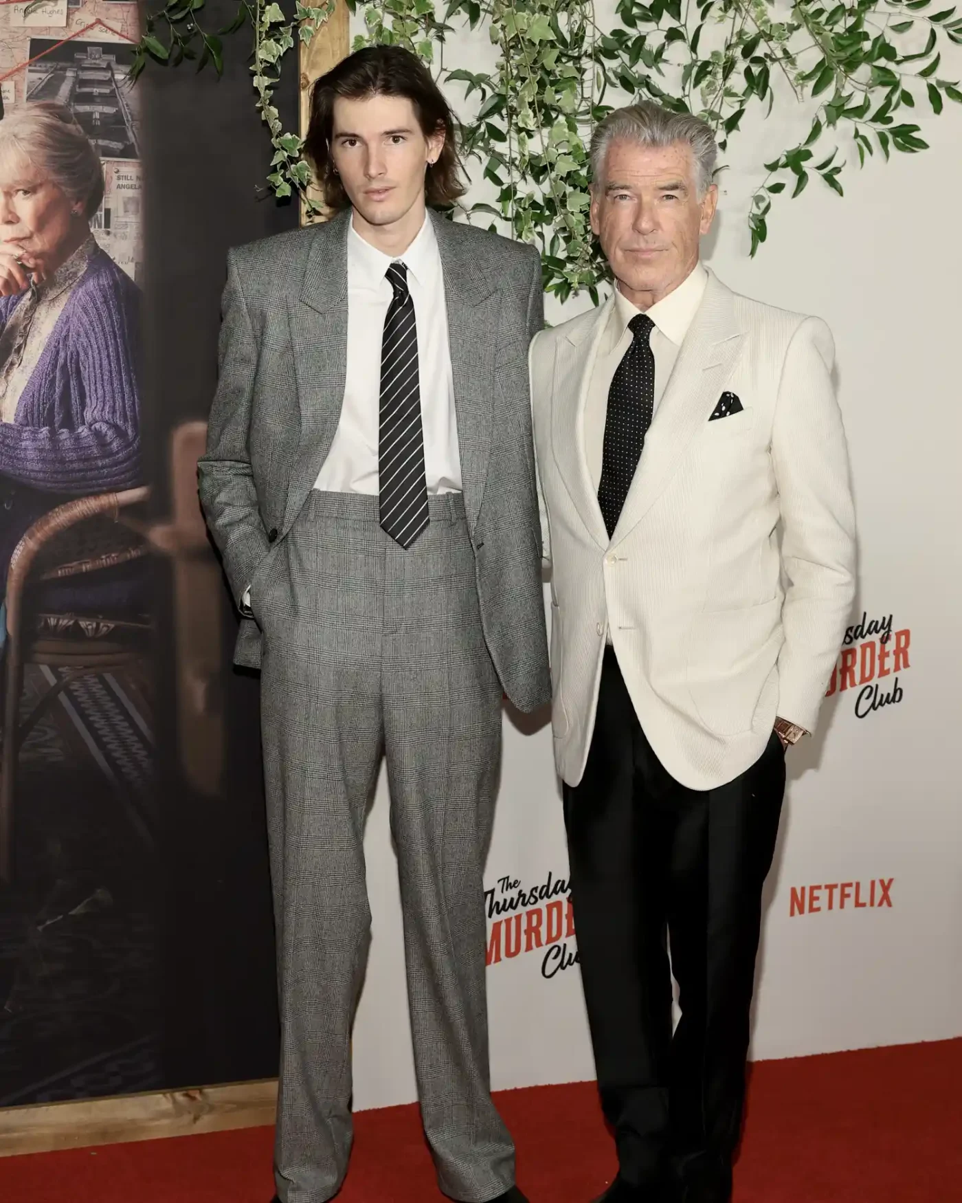 (L-R) Dylan Brosnan and Pierce Brosnan attend the NYC Special Screening of