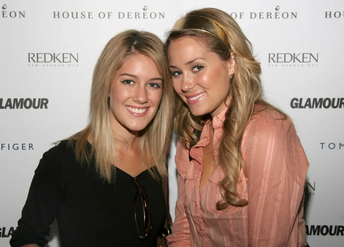 Lauren Conrad and Heidi Montag posing together
