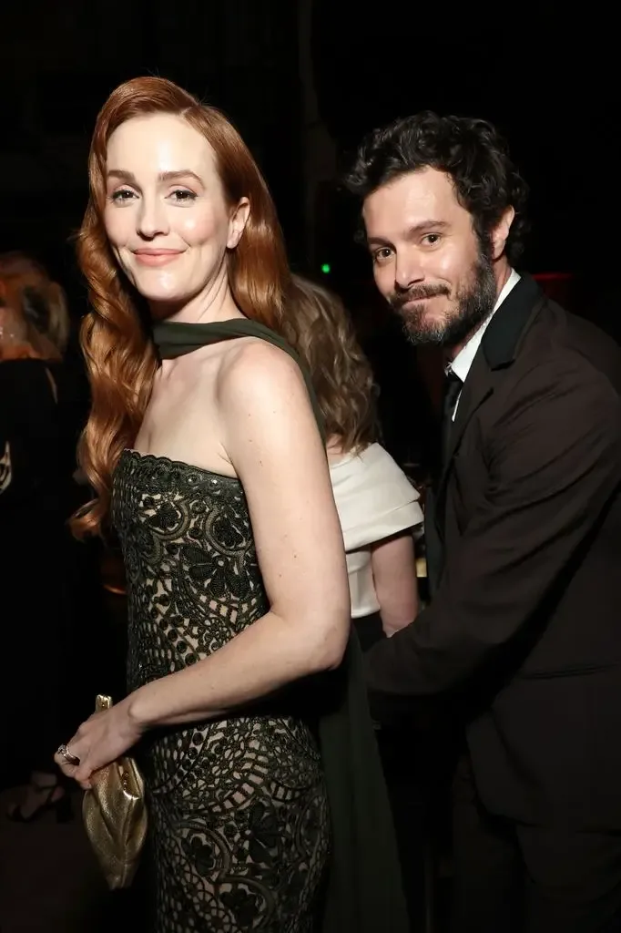 Leighton Meester and Adam Brody attend 2025 SAG Awards Post-Awards Gala Hosted by PEOPLE & Audi for the 31st Annual Screen Actors Guild Awards at Shrine Auditorium and Expo Hall on February 23, 2025 in Los Angeles, California