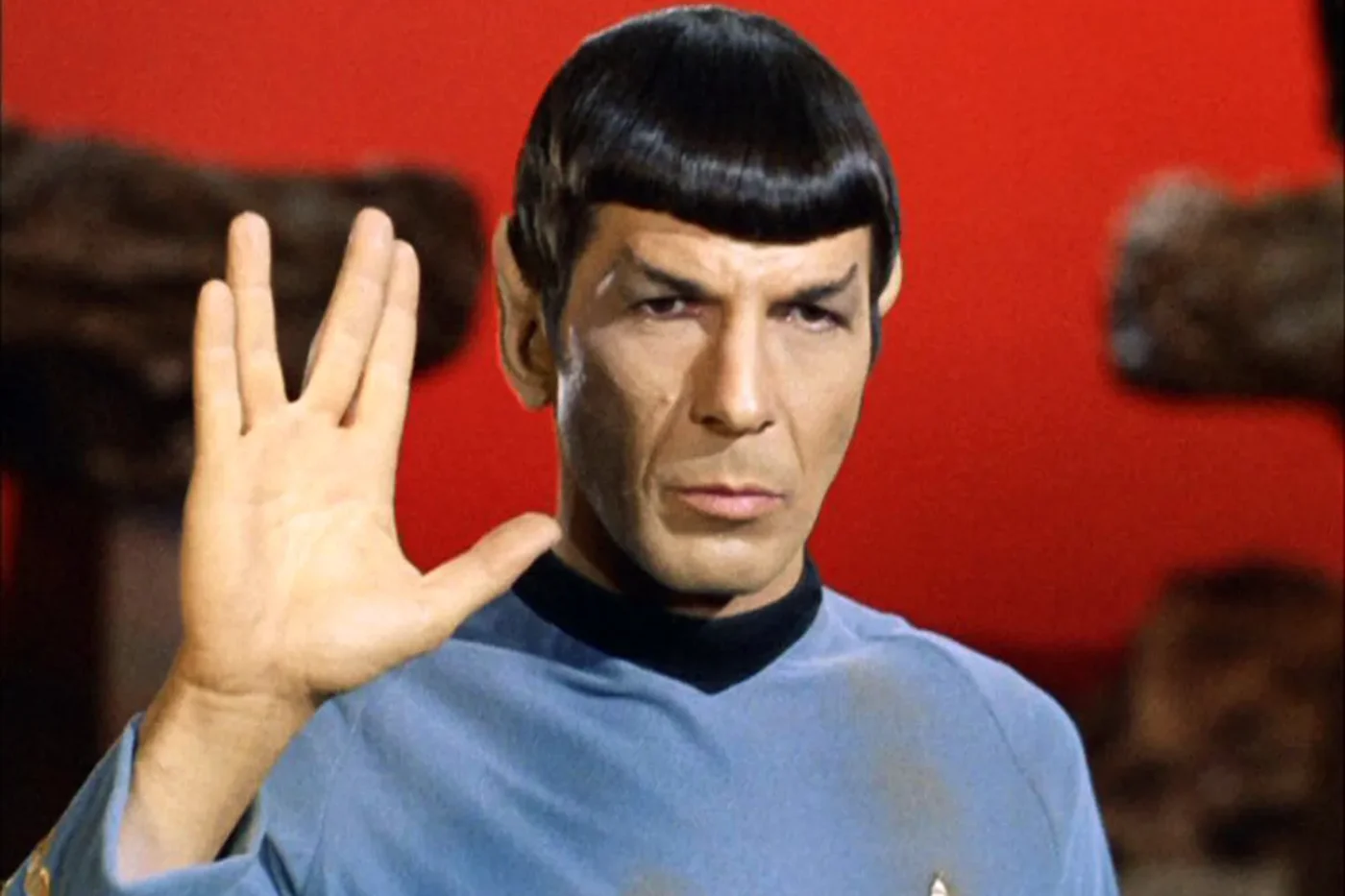 Leonard Nimoy as Mr. Spock in "Star Trek: The Original Series" episode