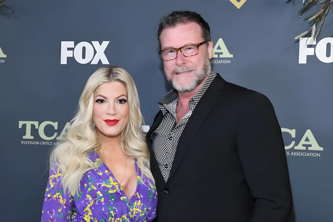LOS ANGELES, CALIFORNIA - FEBRUARY 06: Tori Spelling and Dean McDermott attend Fox Winter TCA at The Fig House on February 06, 2019 in Los Angeles, California. (Photo by Amy Sussman/Getty Images)