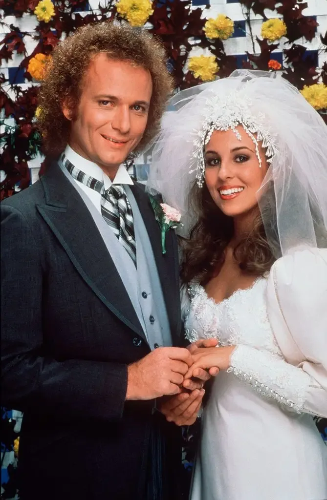 Luke (Anthony Geary) and Laura (Genie Francis) put their turbulent past behind them and married on the grounds of the Port Charles mayor's mansion in General Hospital on on Monday, Nov. 16 and Tuesday, Nov. 17, 1981