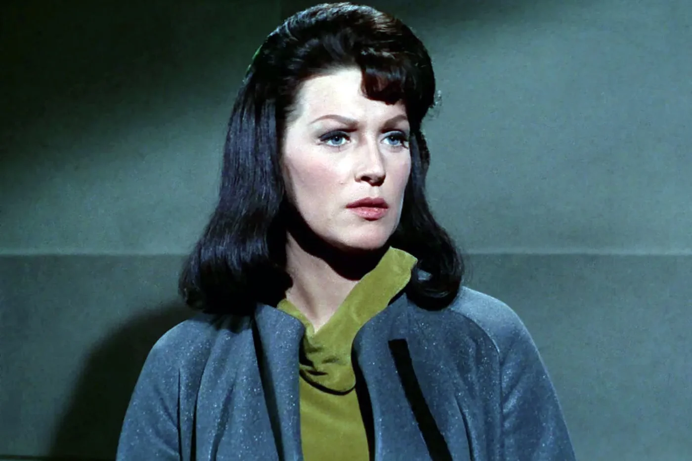Majel Barrett as Number One (M. Leigh Hudec) in the STAR TREK: The Original Series episode,