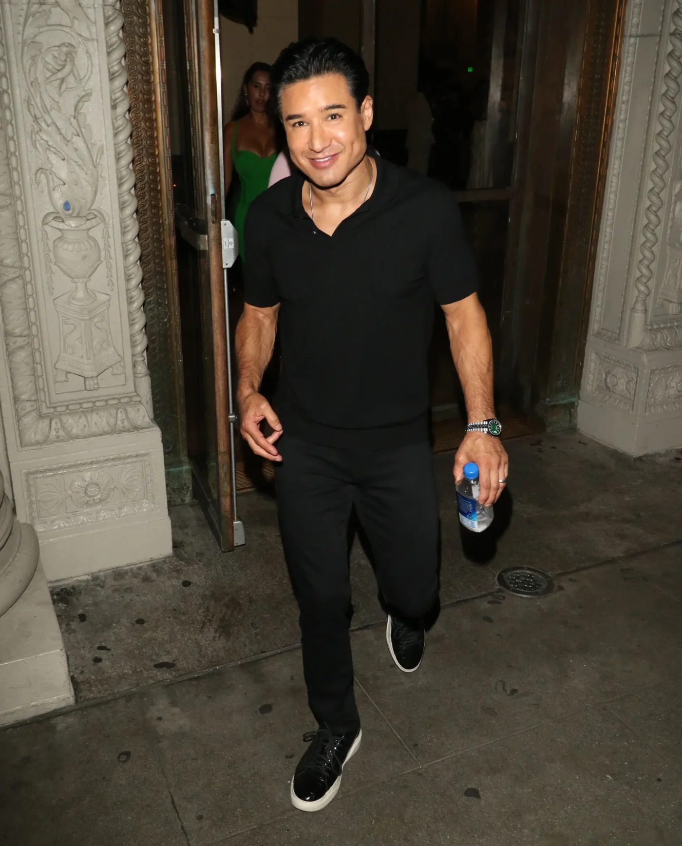 Mario Lopez arrives at The Amare Magazine Party.
