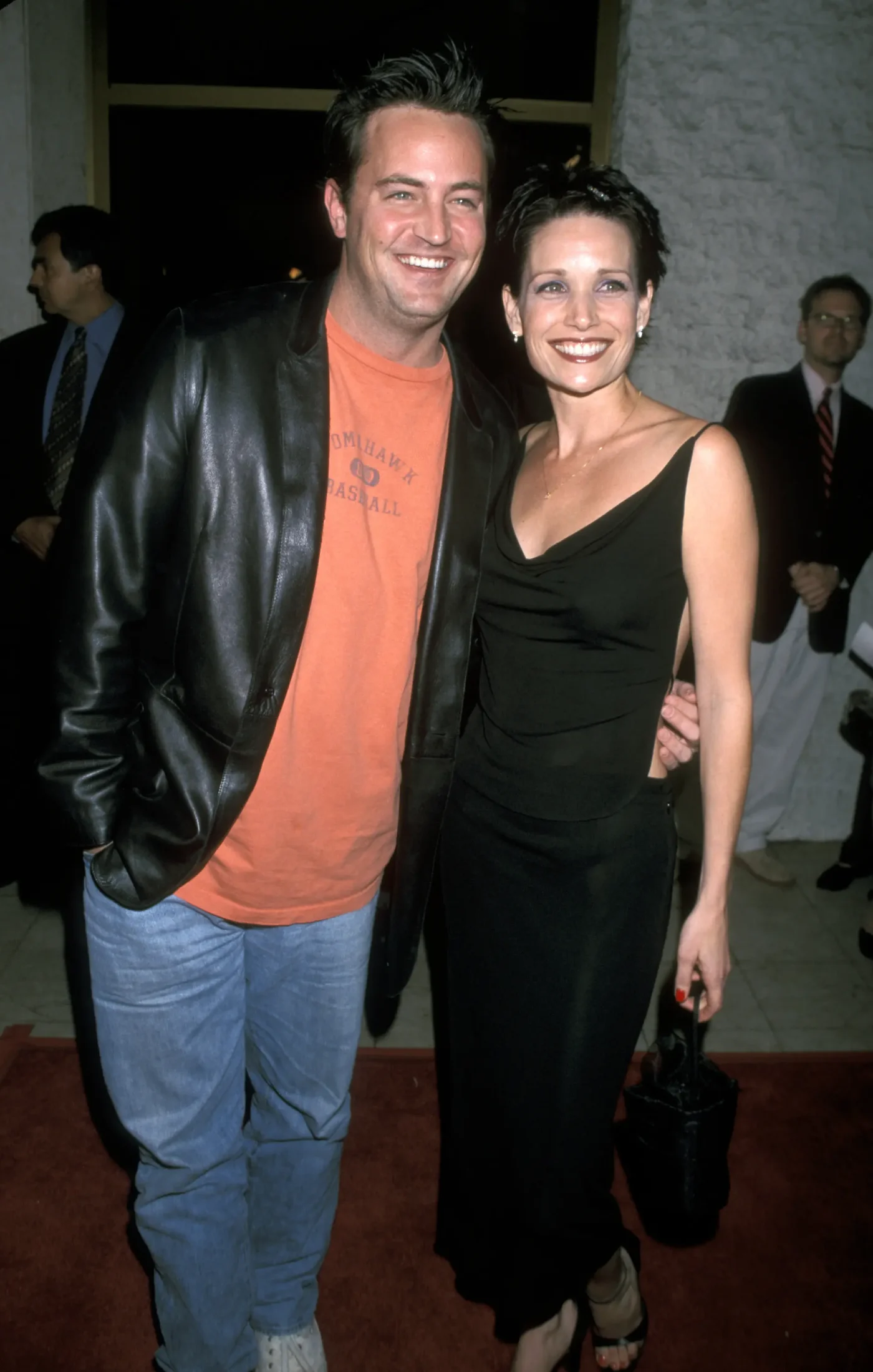 Matthew Perry and Rene Ashton at the