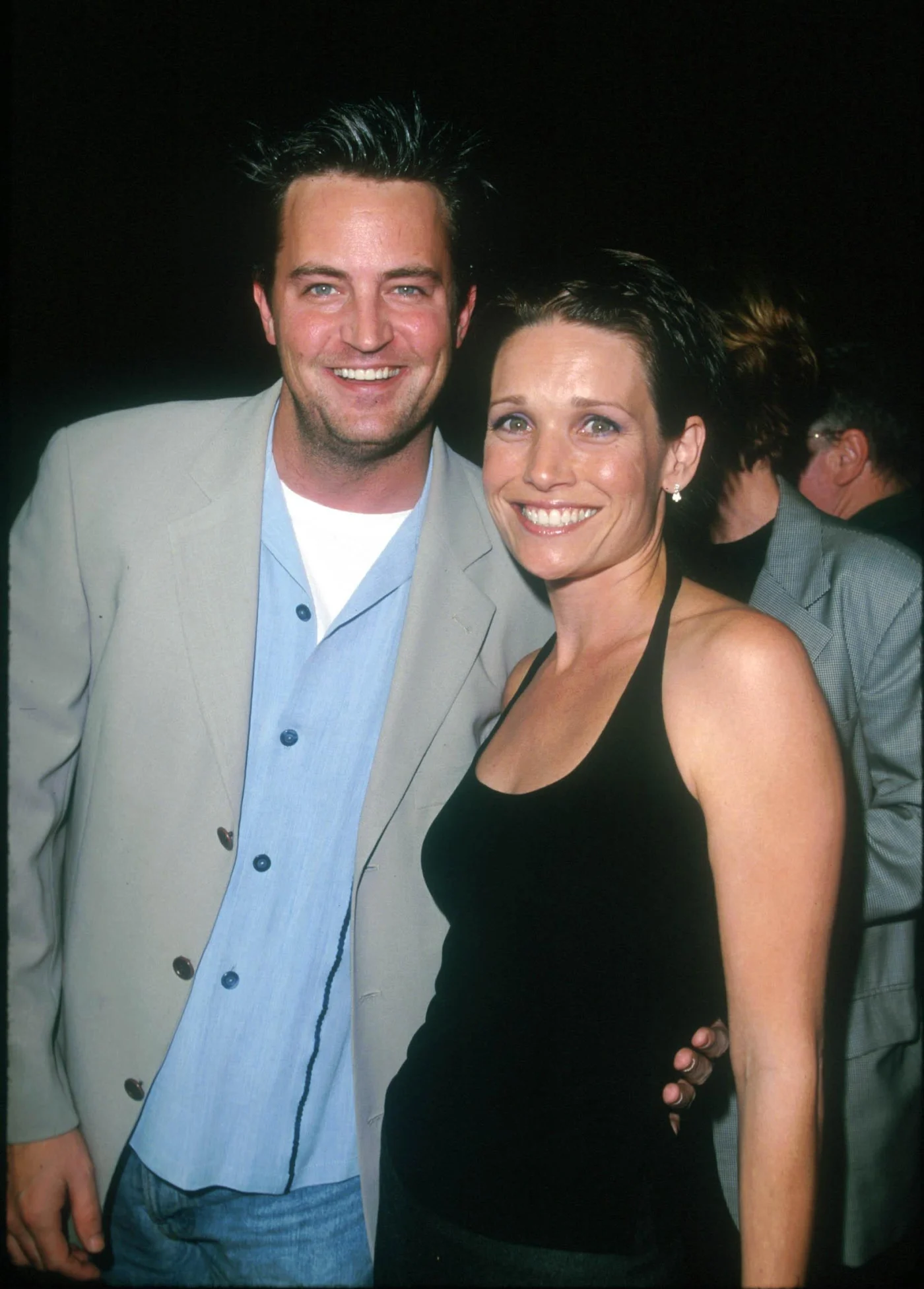 Matthew Perry and Rene Ashton at The Story of Us Premiere.
