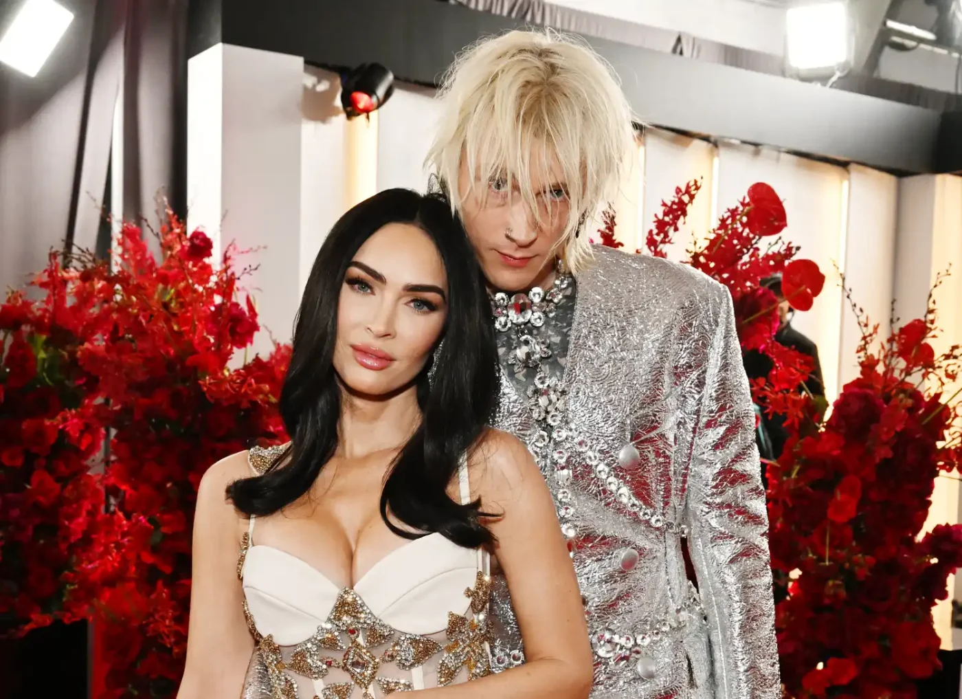 Megan Fox and MGK at the 2023 Grammys.