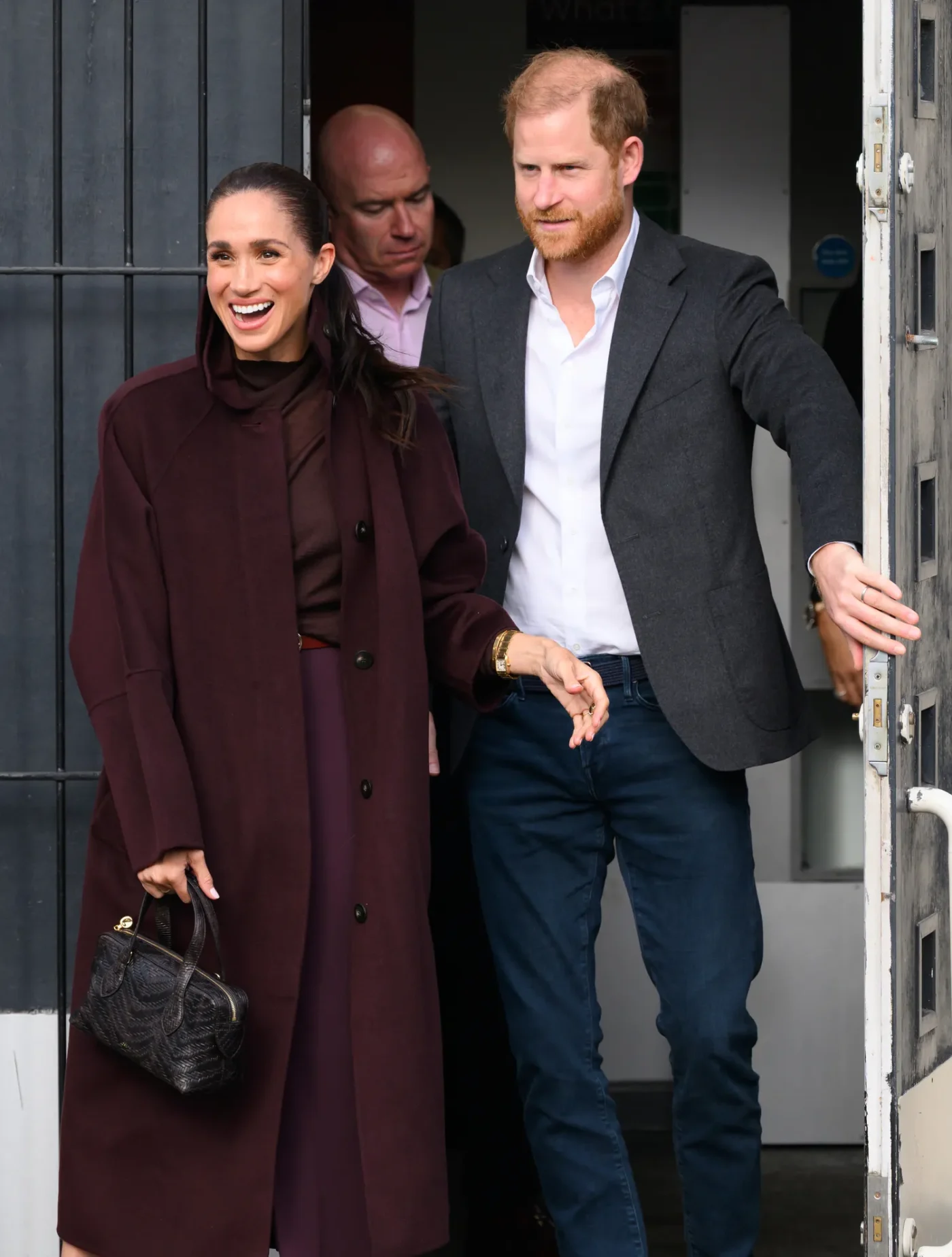 Meghan Duchess of Sussex and Prince Harry Duke of Sussex walking together