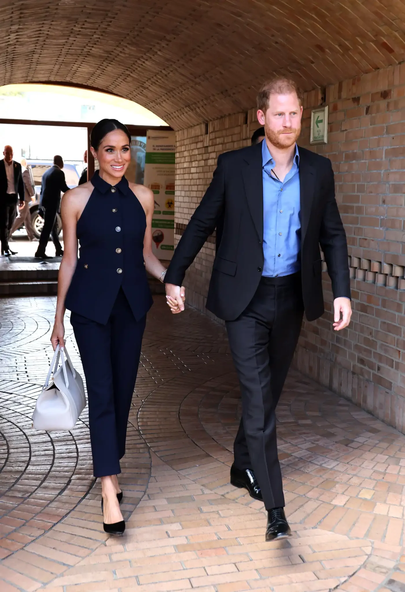 Meghan Markle and Prince Harry in Bogota, Colombia on August 15, 2024.