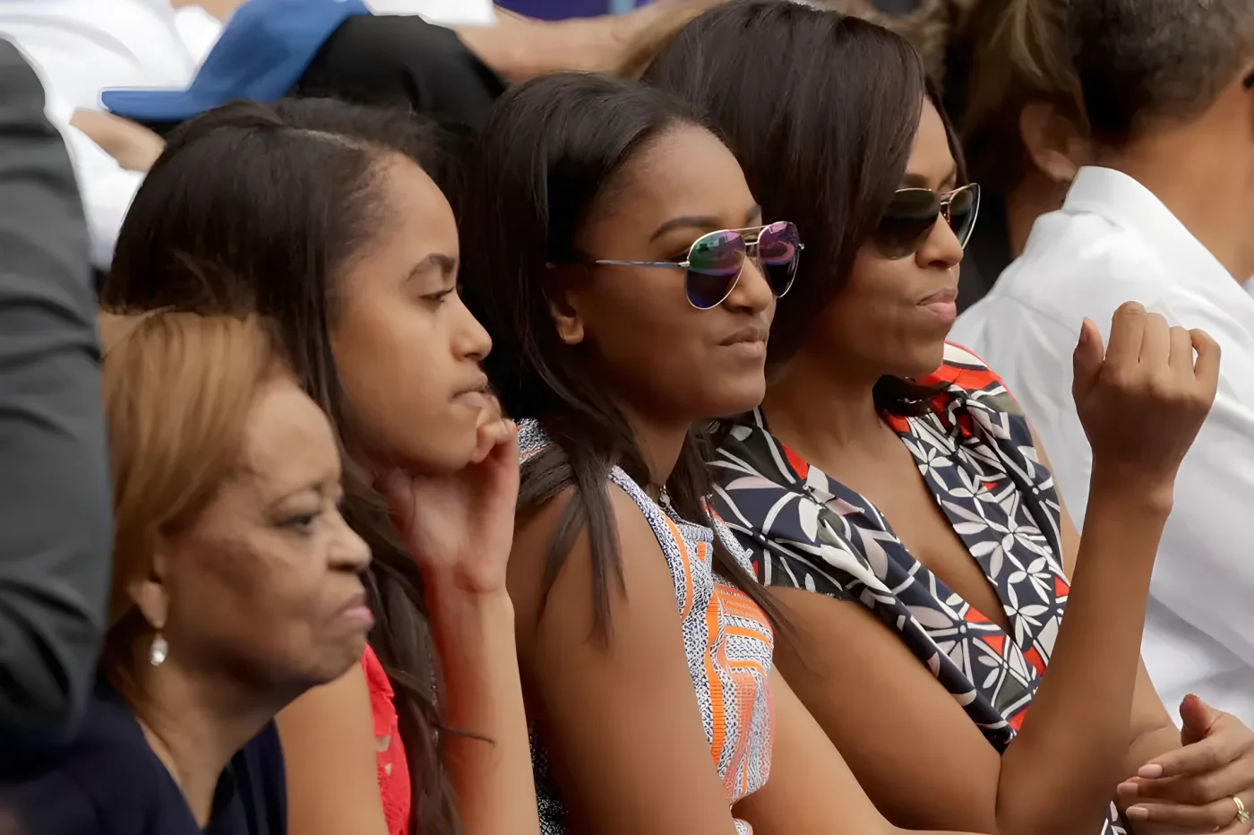 michelle obama sasha malia marian