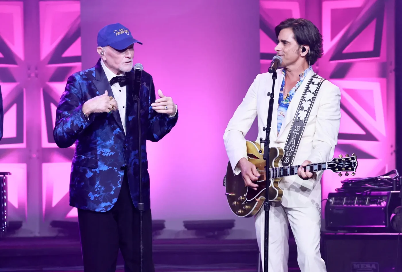 Mike Love and John Stamos