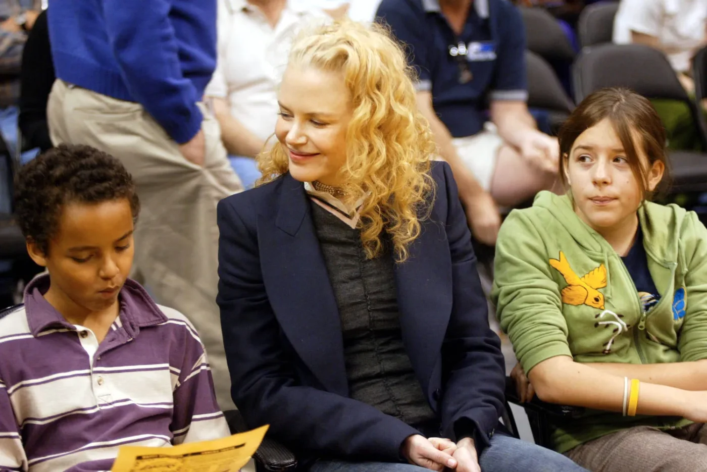 Nicole Kidman with Connor and Isabella Cruise in 2004