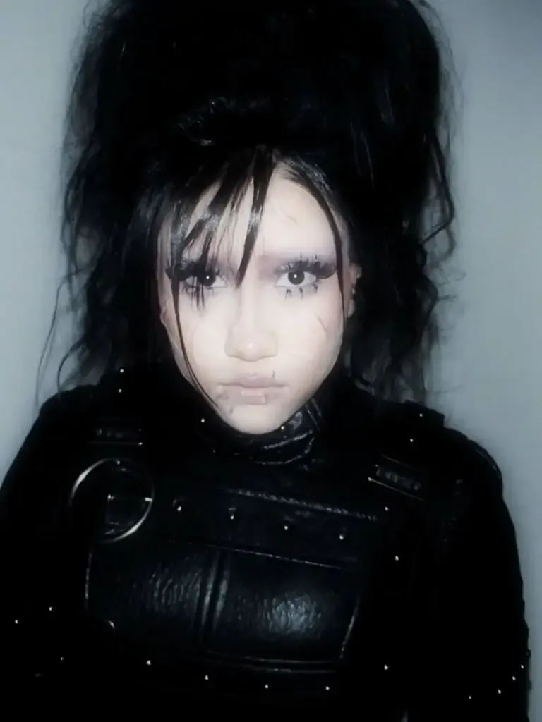North has been learning dramatic makeup techniques