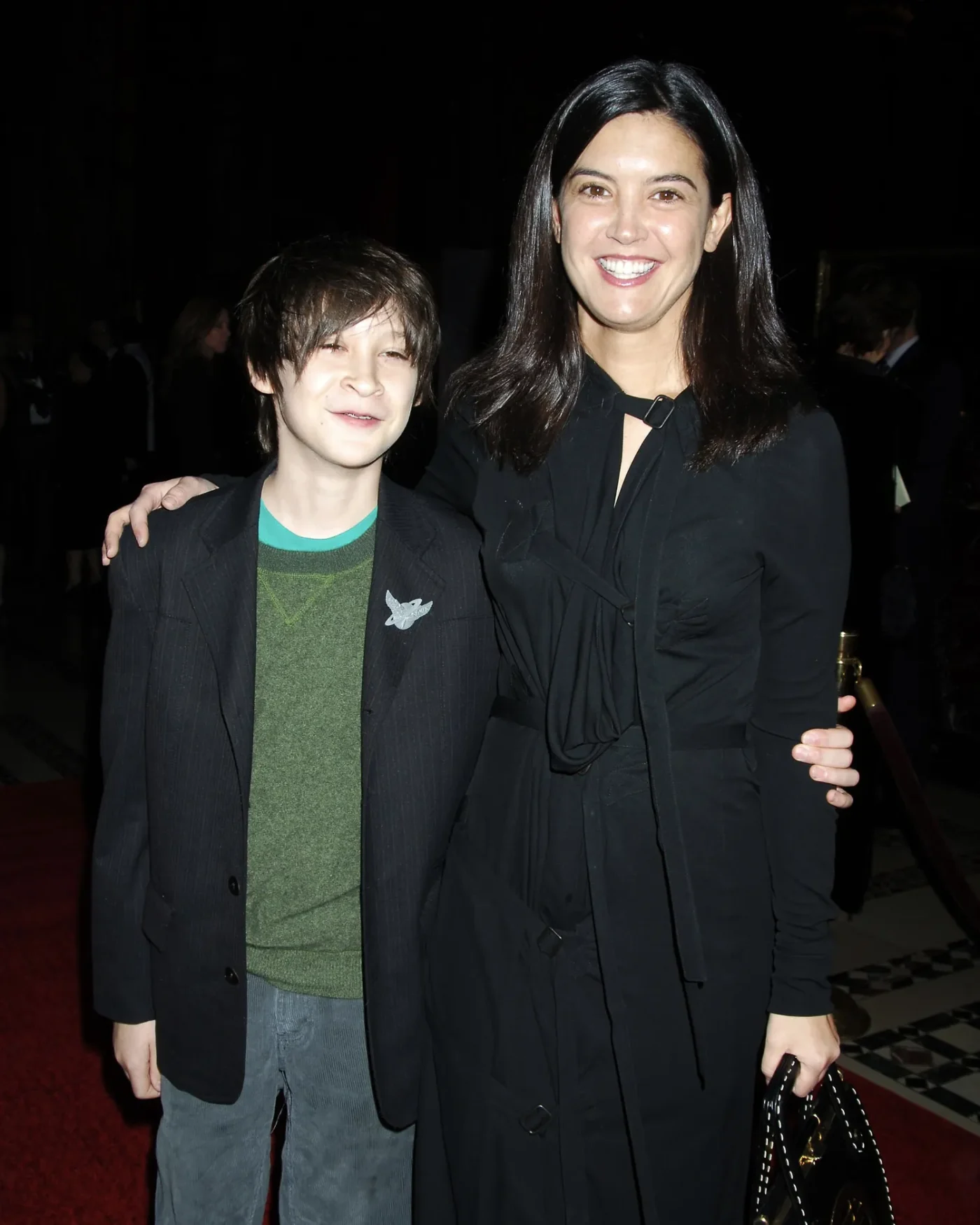 Owen Kline and mother Phoebe Cates during New York Film Critics Circle 71st Annual Awards Dinner - Arrivals at Ciprianis 42nd Street in New York City, New York, United States.