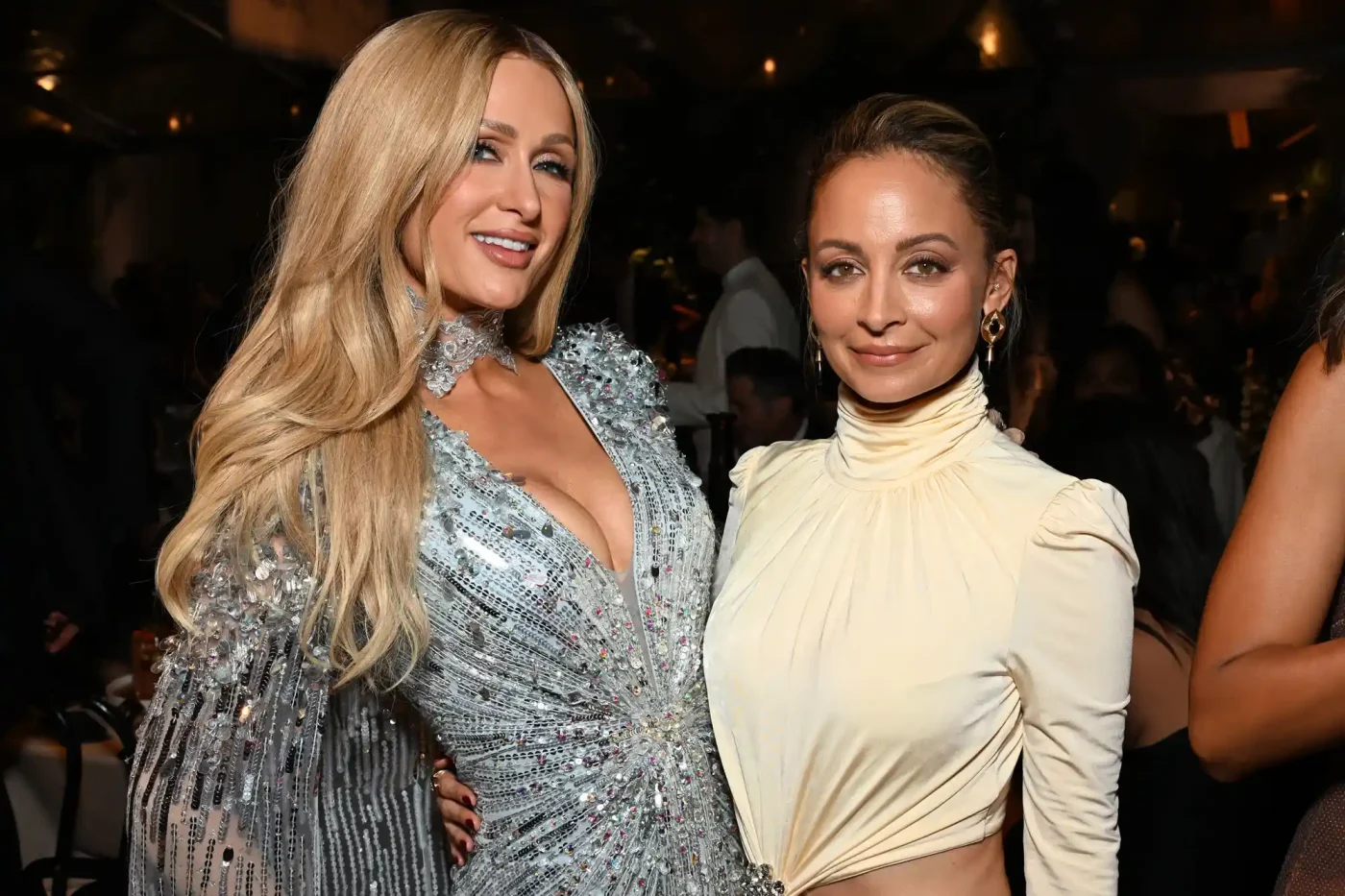 Paris Hilton and Nicole Richie attend the 2025 Baby2Baby Gala Presented By Paul Mitchell at Pacific Design Center on November 08, 2025