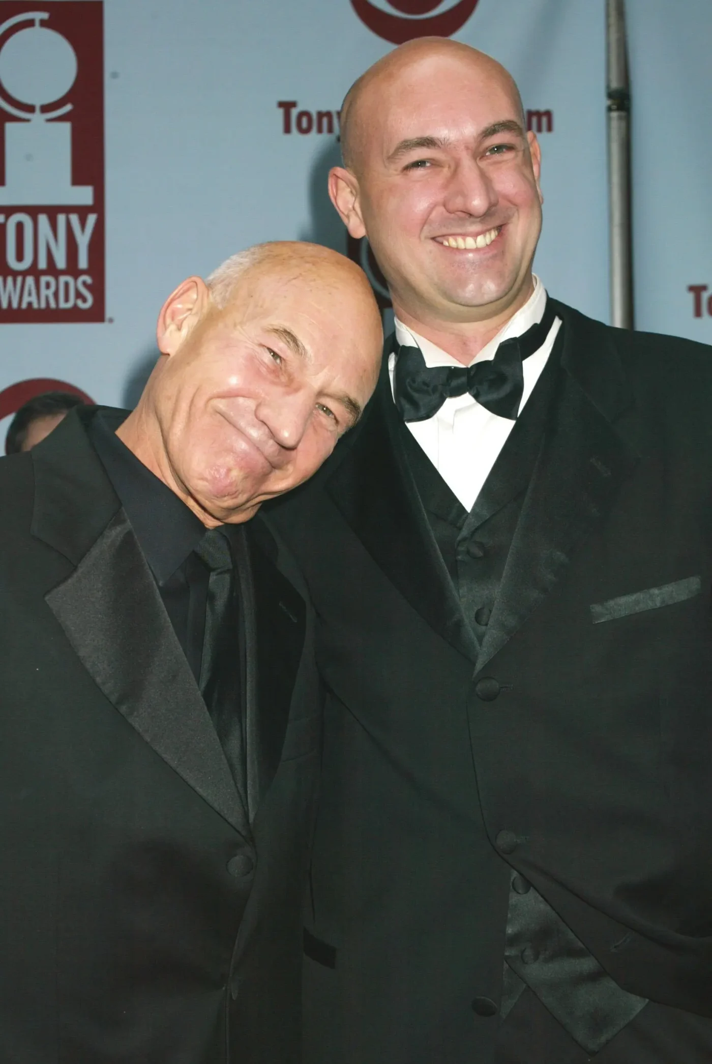 Patrick Stewart and Daniel Stewart at the Tony Awards.