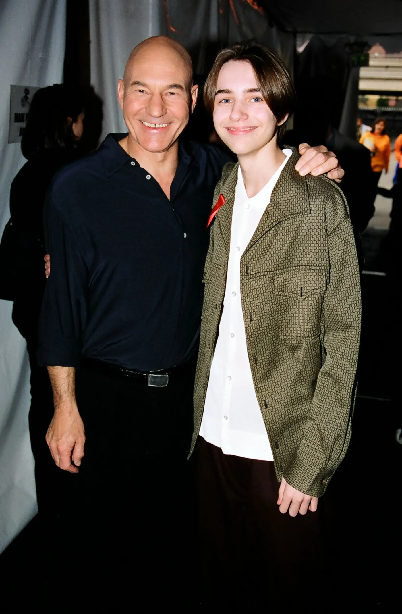 Patrick Stewart and his son Daniel Stewart.