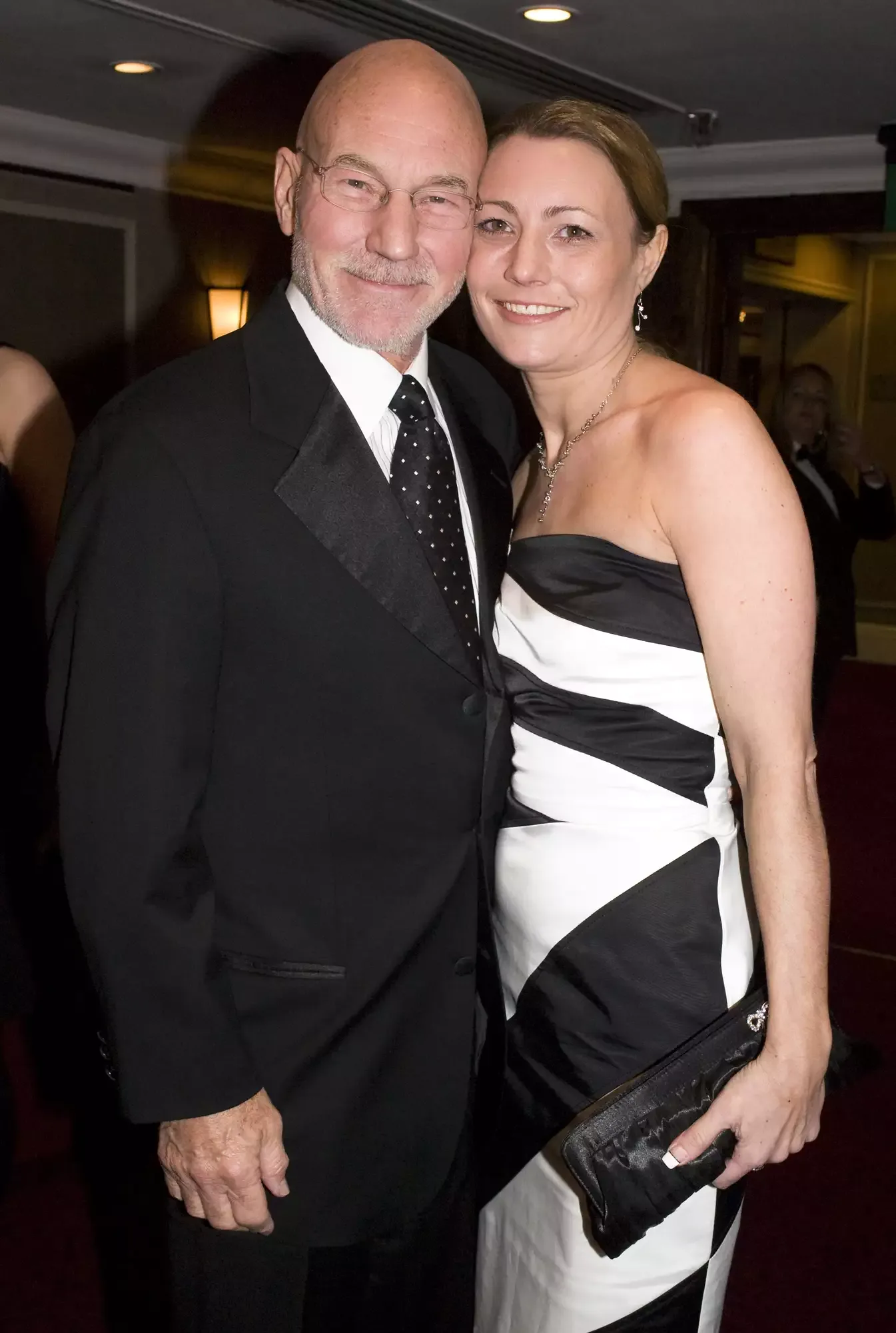 Patrick Stewart with His Daughter Sophie