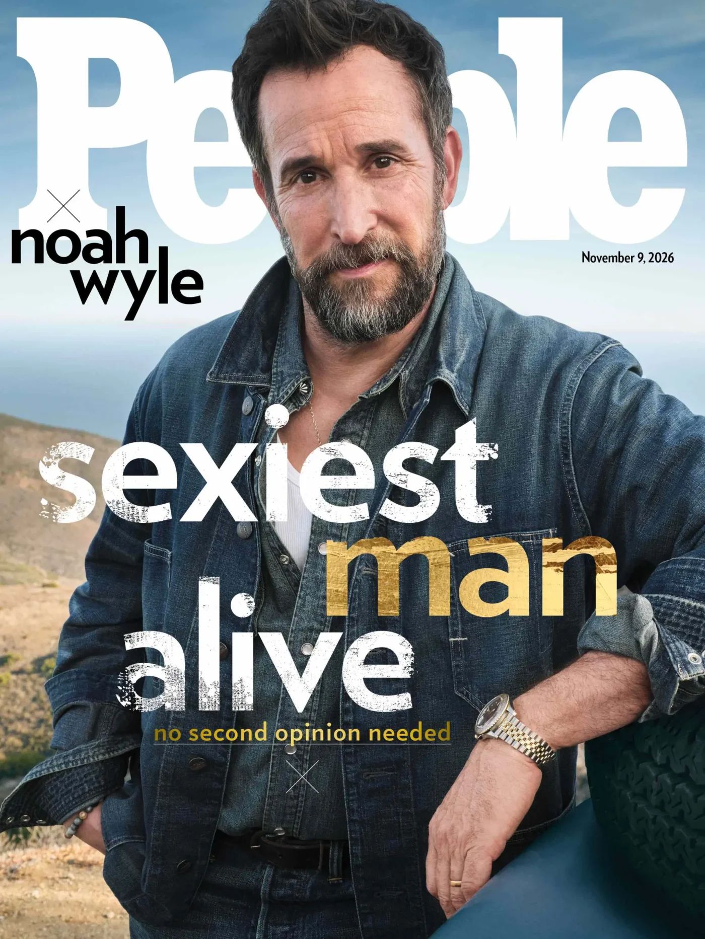People magazine cover featuring Noah Wyle named the sexiest man alive.