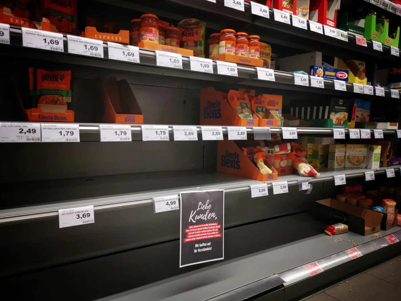 Quali sono le zone colpite e cosa sta succedendo nei negozi