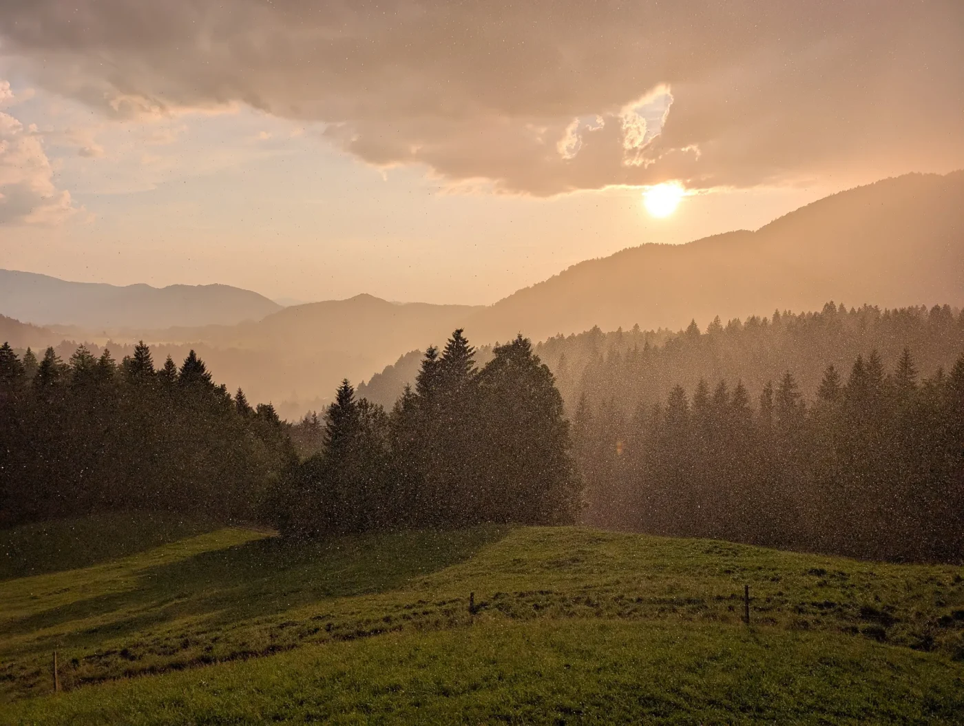 Evoluzione del meteo in Valtellina: orari e probabilità di pioggia