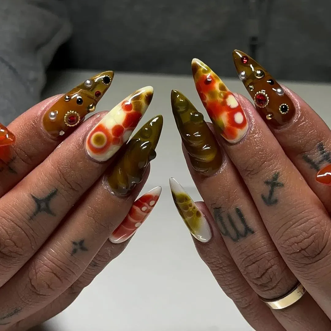 Photosynthesis Forever Nail Art Designs Dark