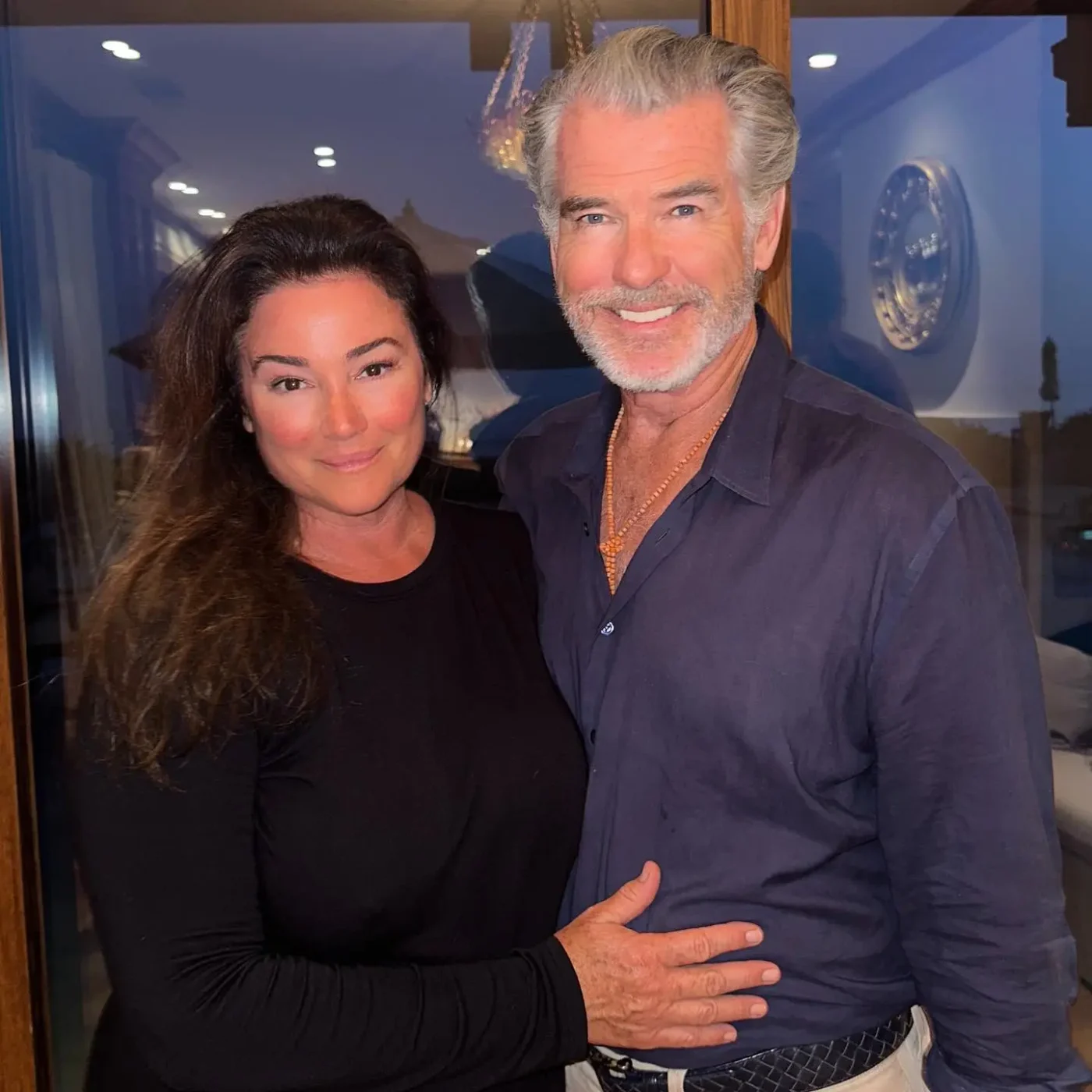 Pierce Brosnan and wife, Keely Shaye Smith.