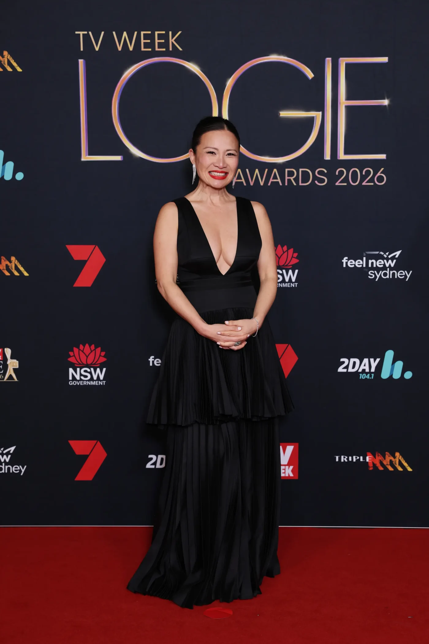 Poh Ling Yeow attends the 66th TV WEEK Logie Awards.
