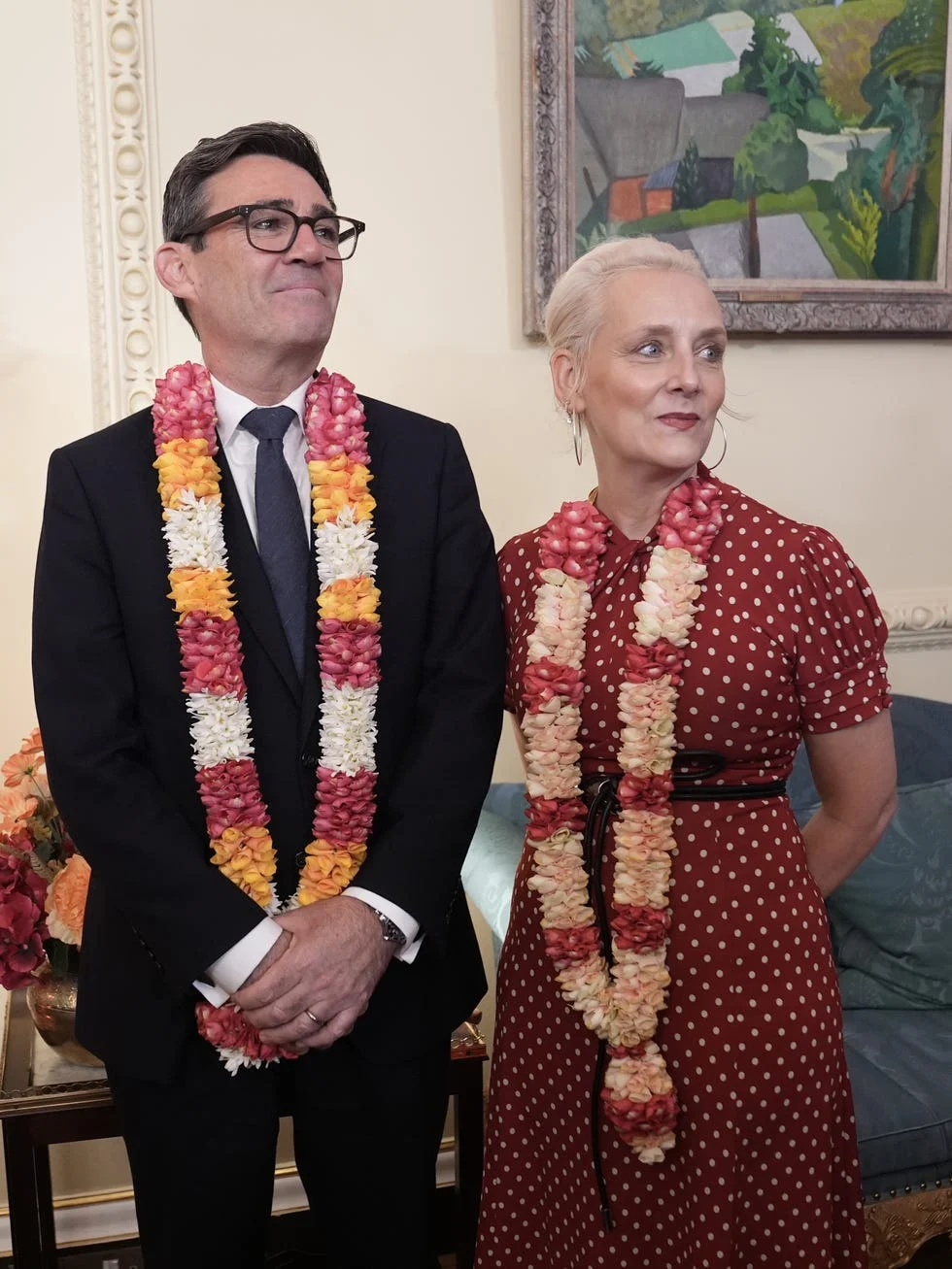 prime minister andy burnham hosts diwali reception at downing street