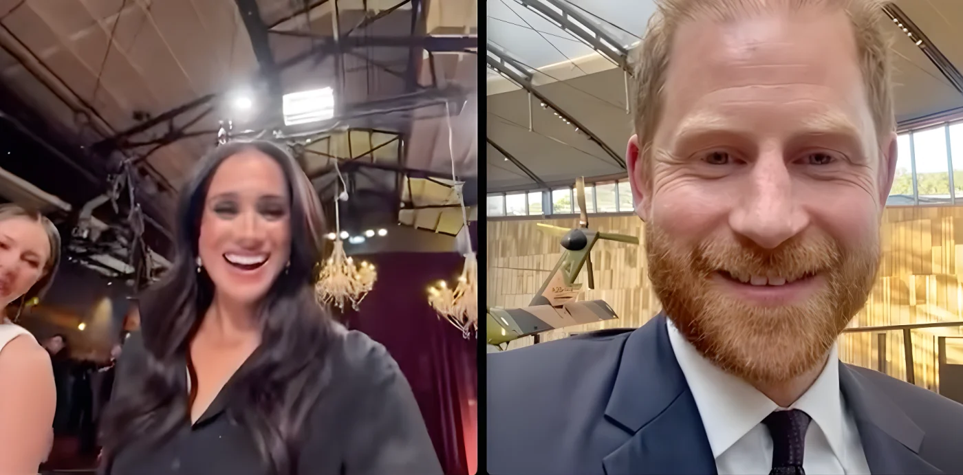 Prince Harry made a surprise cameo on MasterChef Australia while his wife was a guest judge