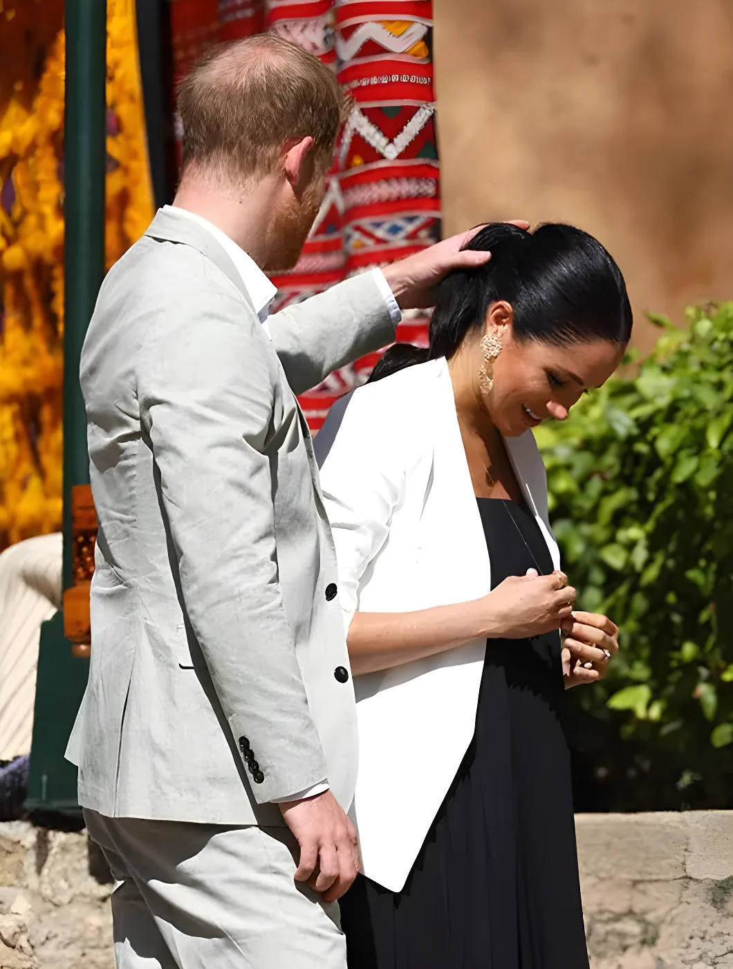 prince harry ponytail