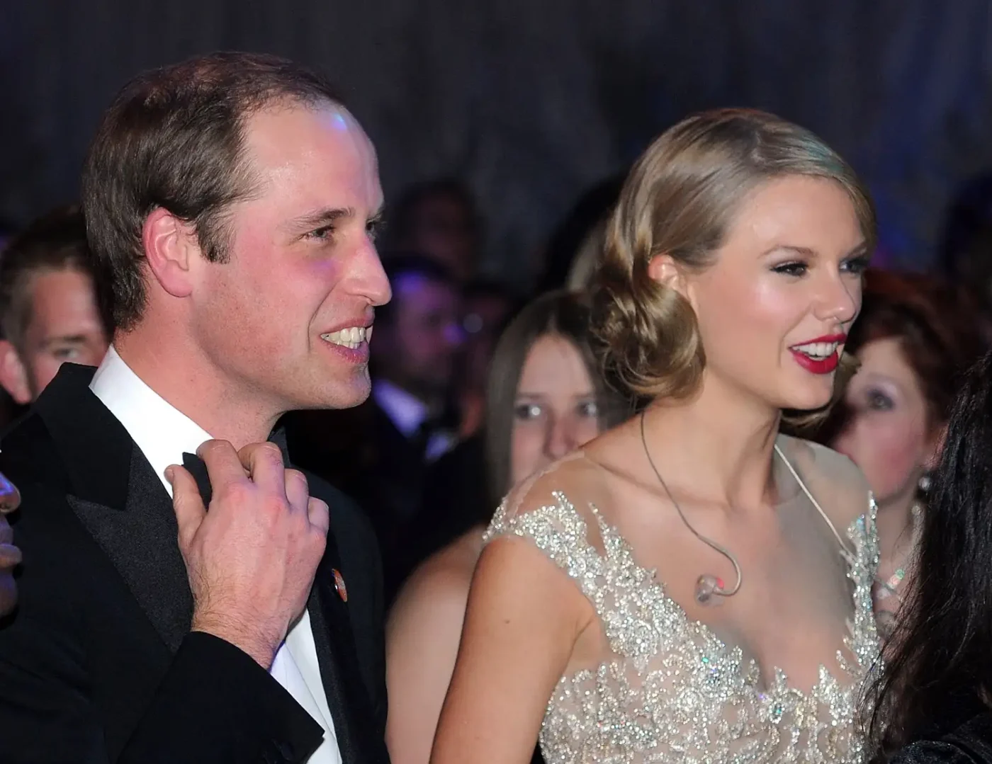 Prince William and Taylor Swift on November 26, 2013.