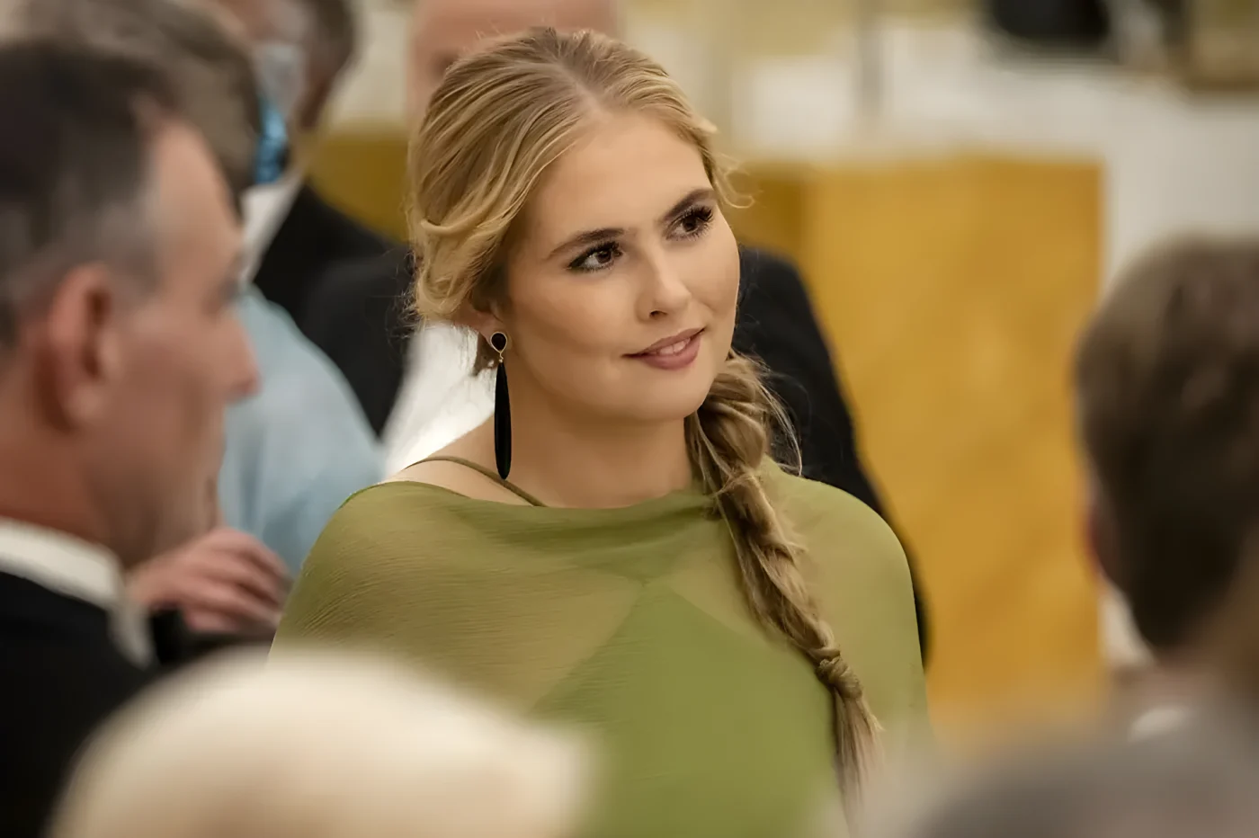 Princess Amalia attends a dinner with members of the Council of State at Noordeinde Palace, in The Hague