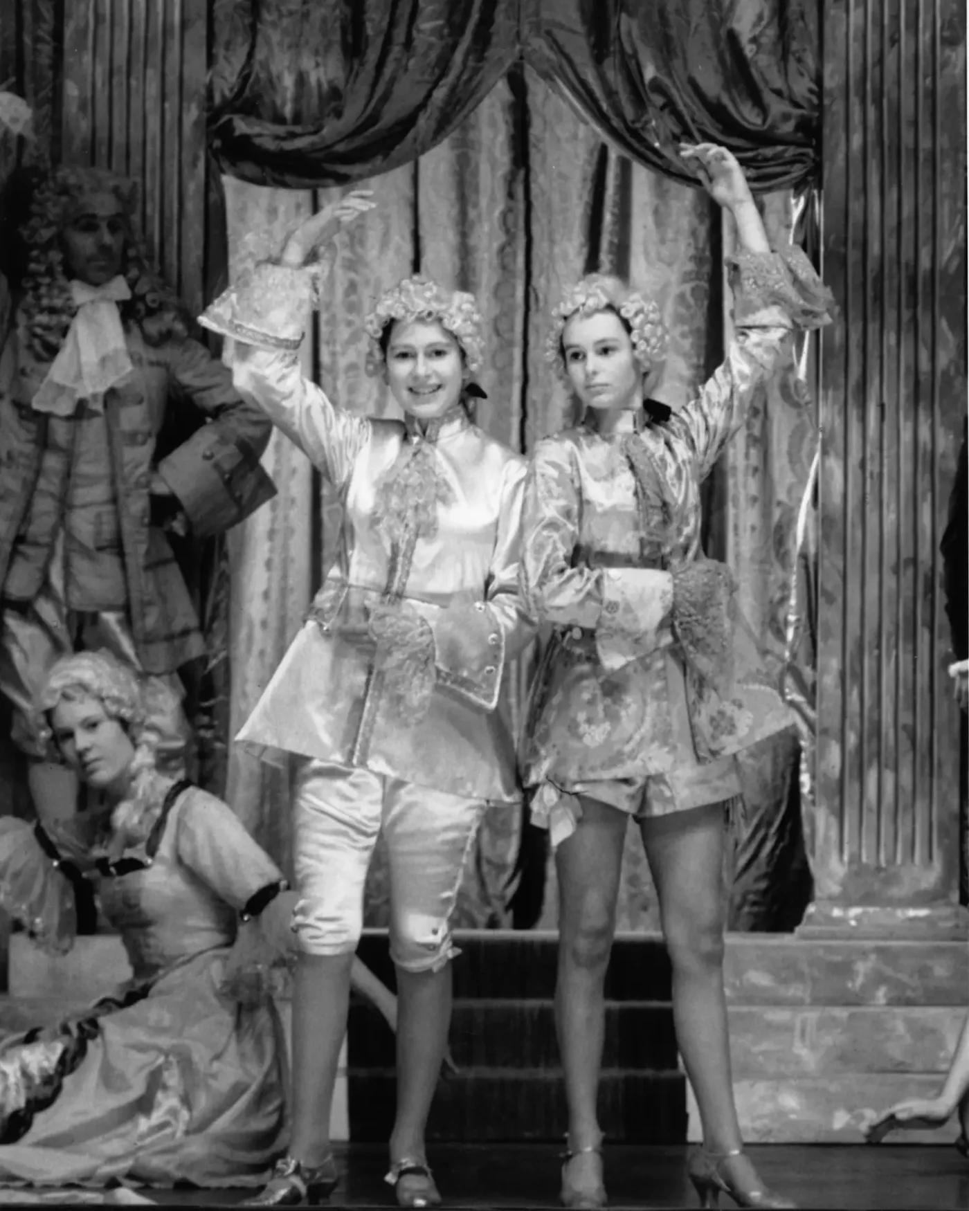 Princess Elizabeth as Prince Florziel in a Christmas production of