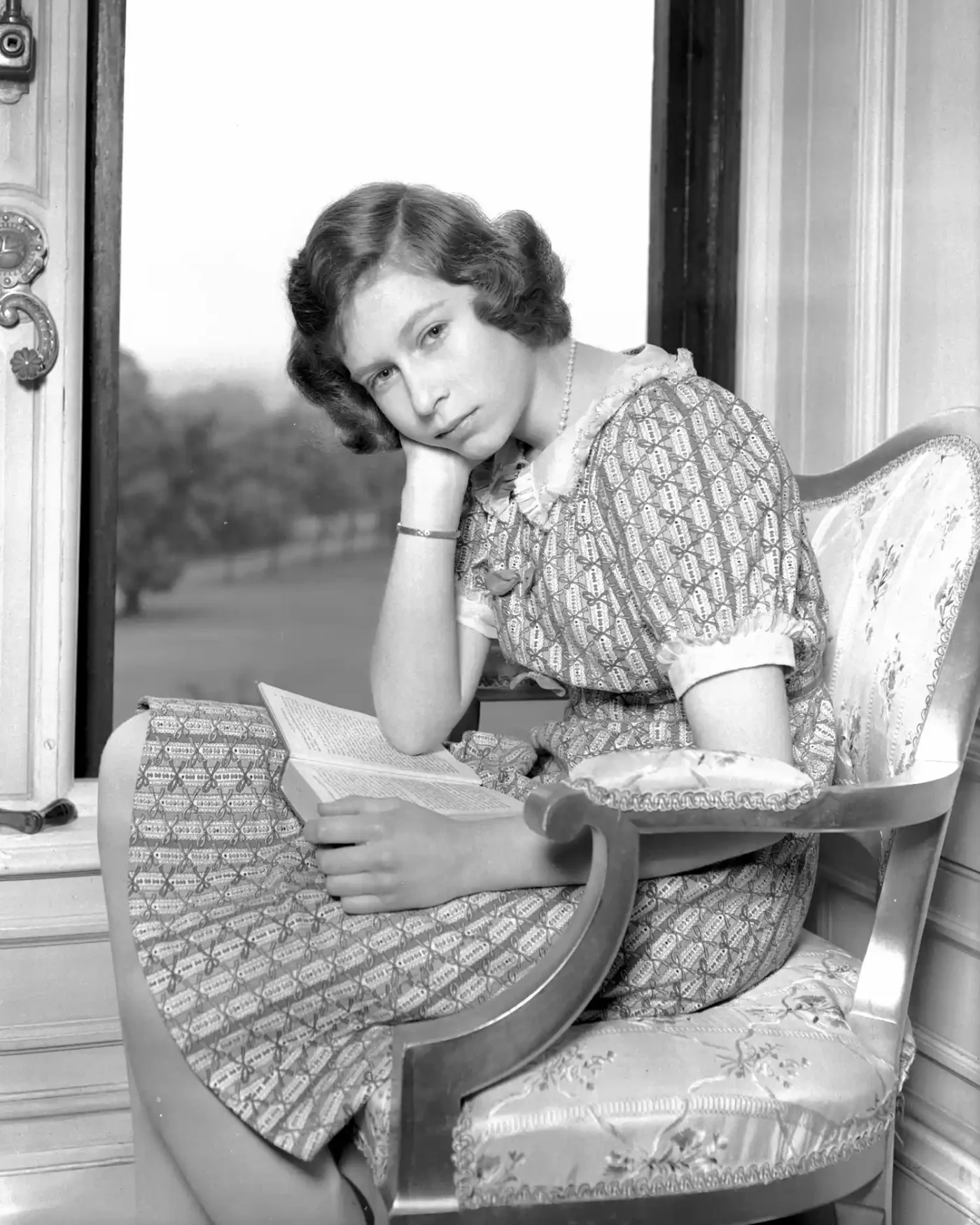 Princess Elizabeth at Windsor Castle on June 22, 1940.