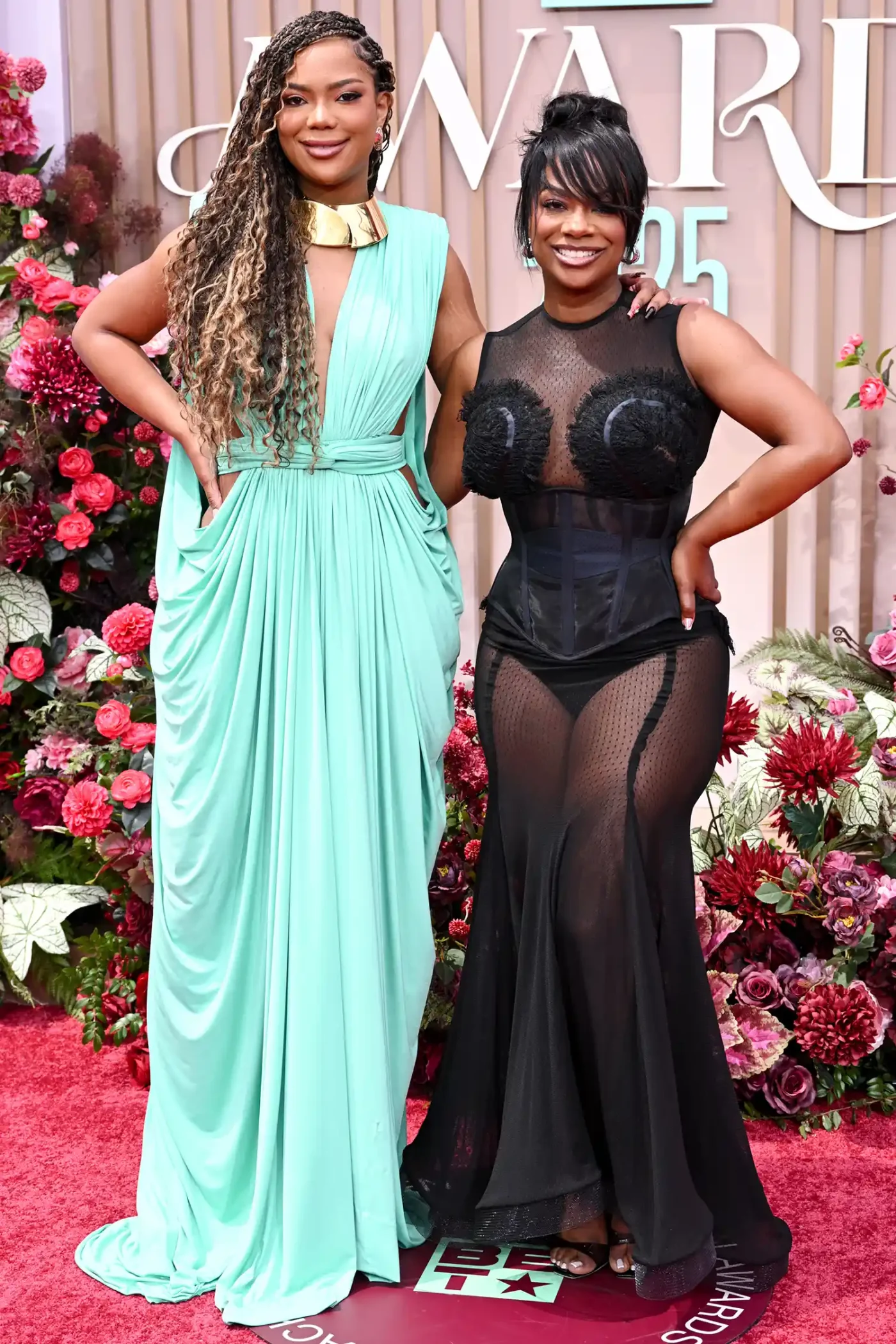 Riley Burruss, Kandi Burruss at the BET Awards 2025 held at the Peacock Theater on June 09, 2025 in Los Angeles, California.