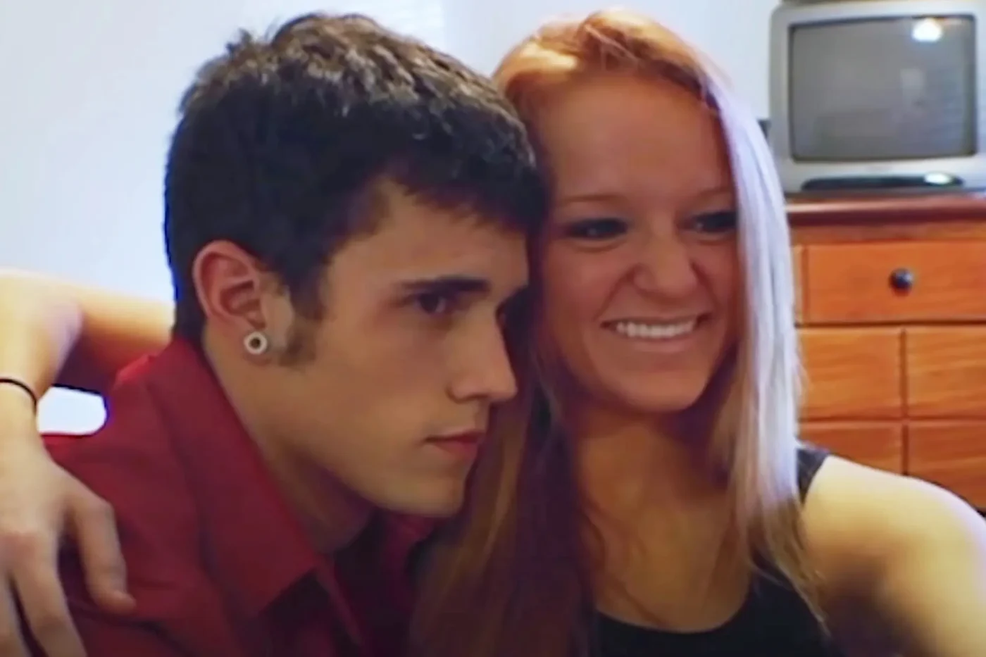 Ryan Edwards and Maci Bookout smiling together.