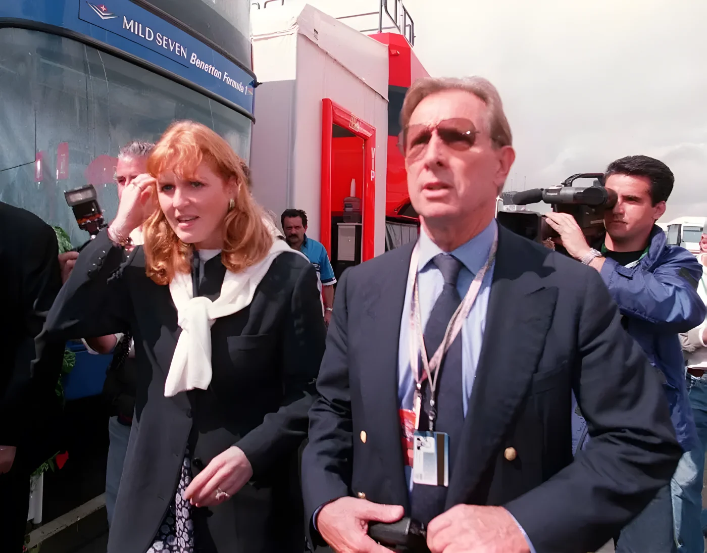 Sarah Ferguson and Paddy McNally