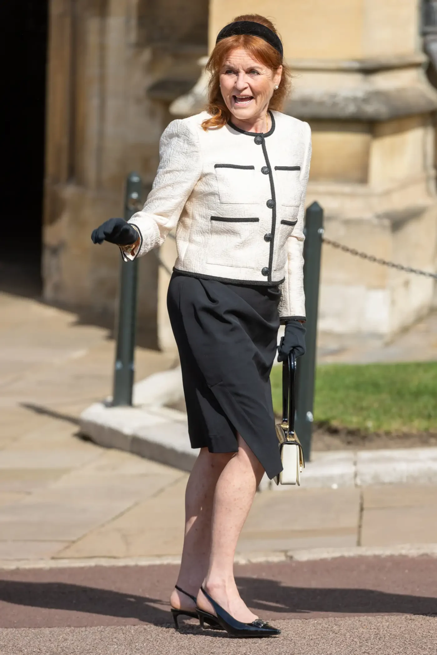 Sarah Ferguson on Easter Sunday 2025.