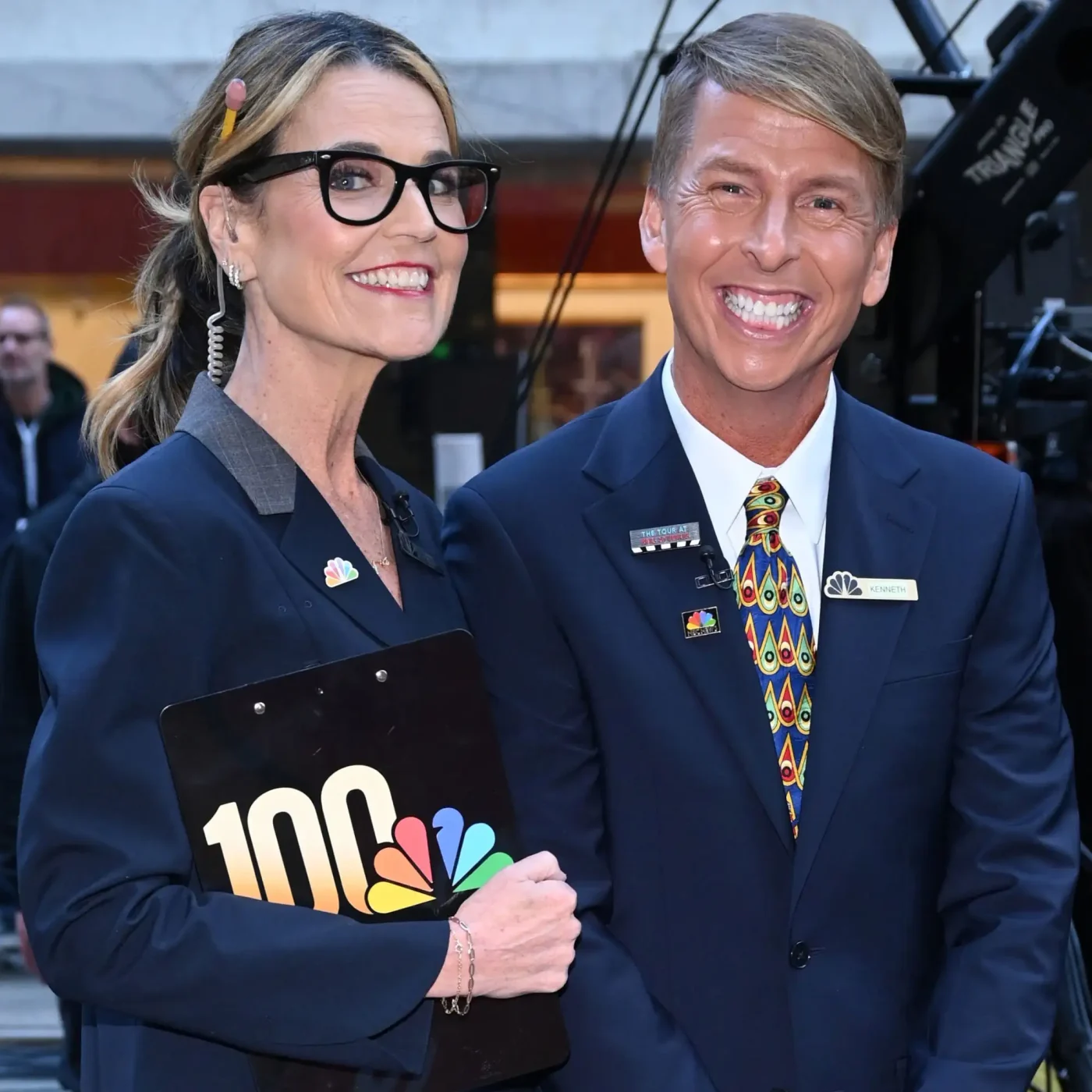 Savannah Guthrie and Jack McBrayer