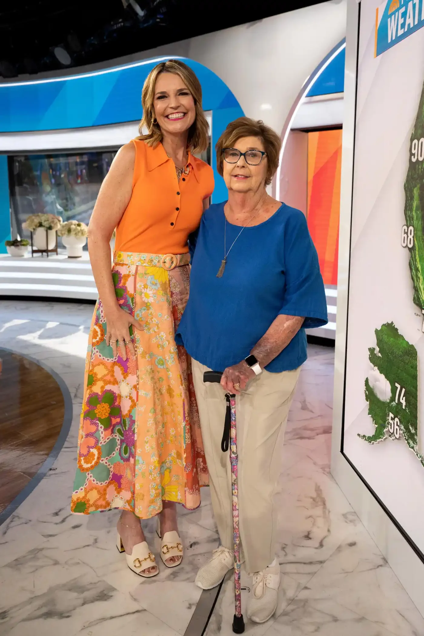 Savannah Guthrie and mother Nancy Guthrie on the
