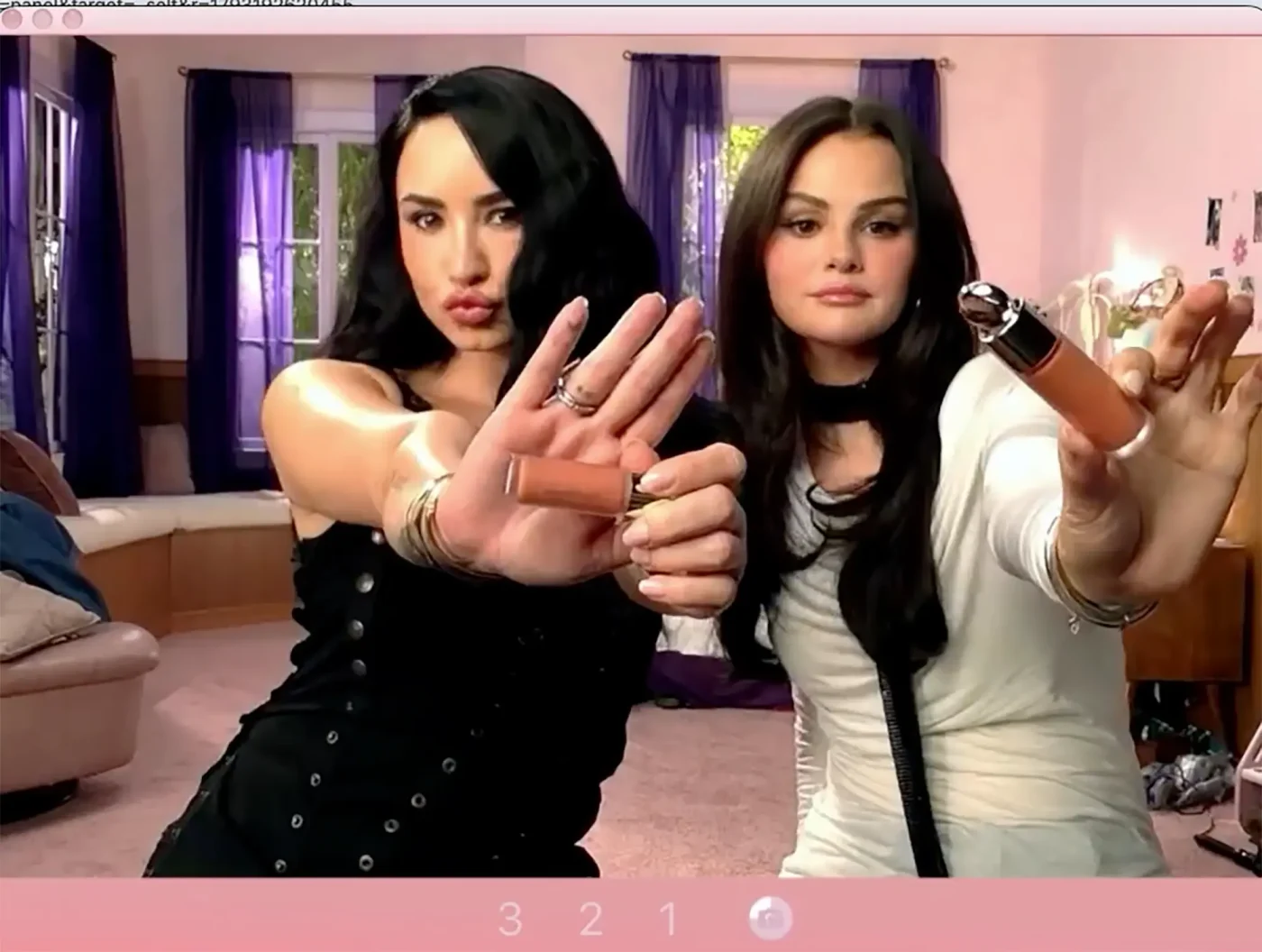 Selena Gomez and Demi Lovato recreate a scene from
