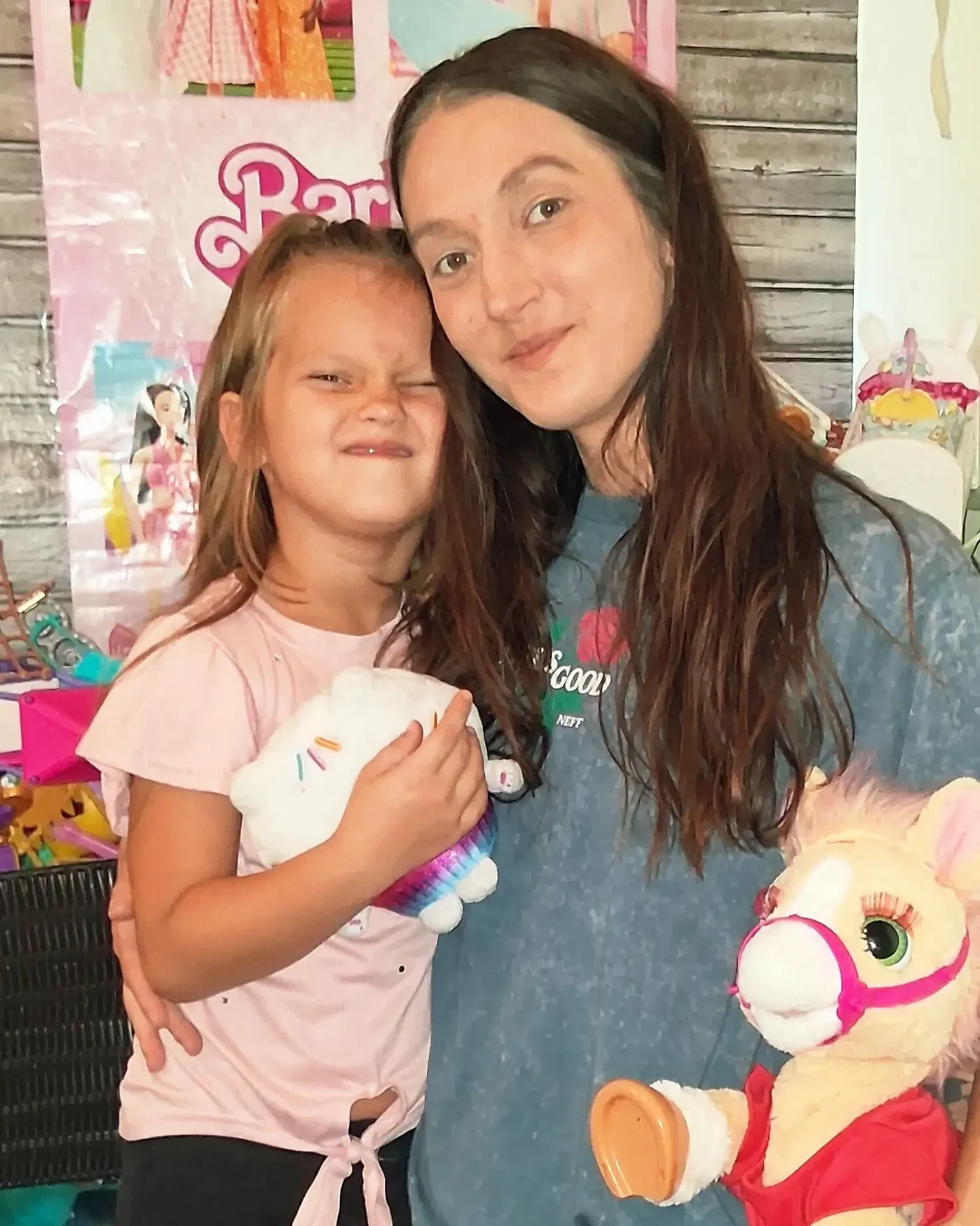 Shannon Morrow and her daughter