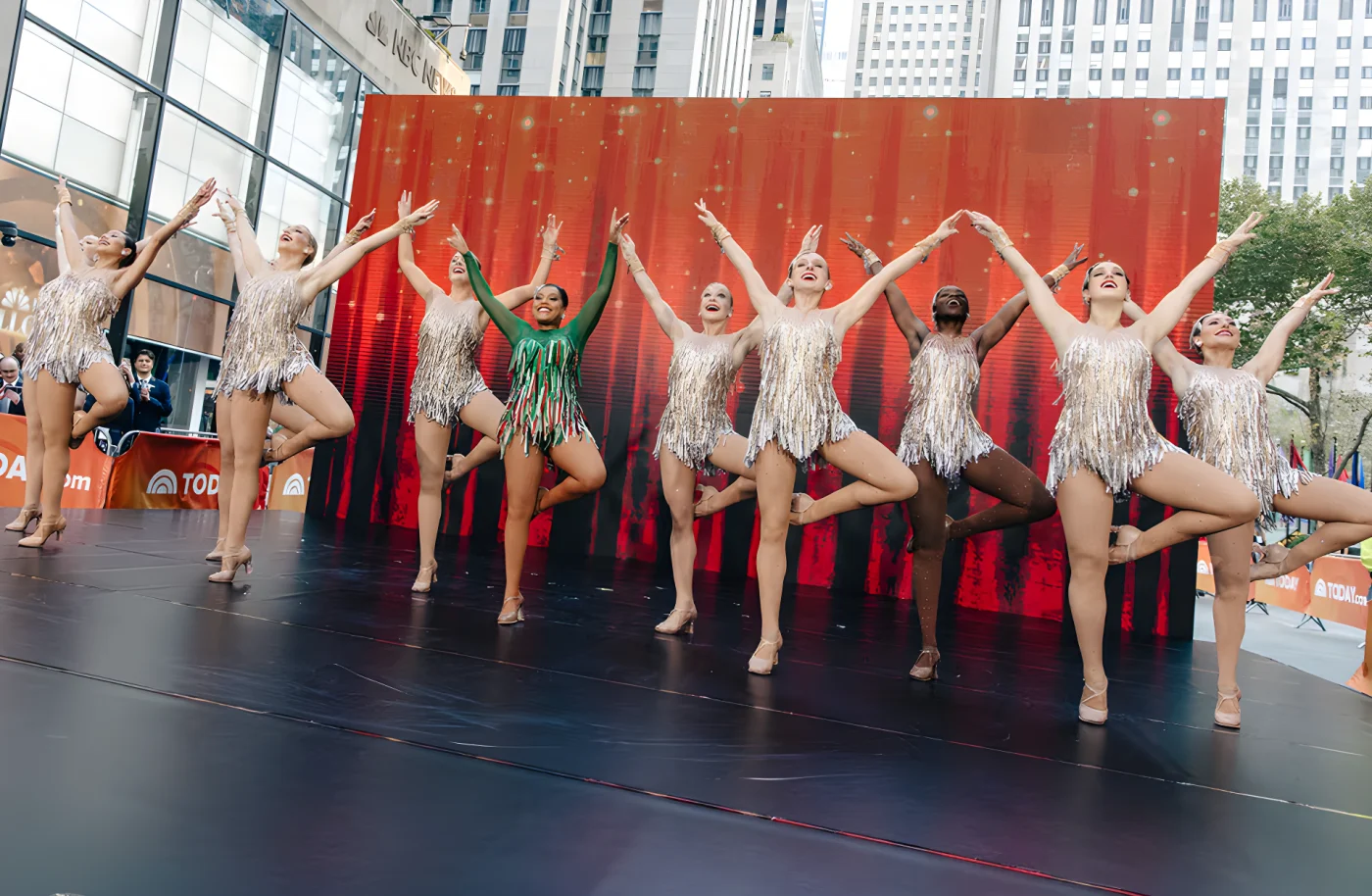 Sheinelle Jones as Radio City Rockette