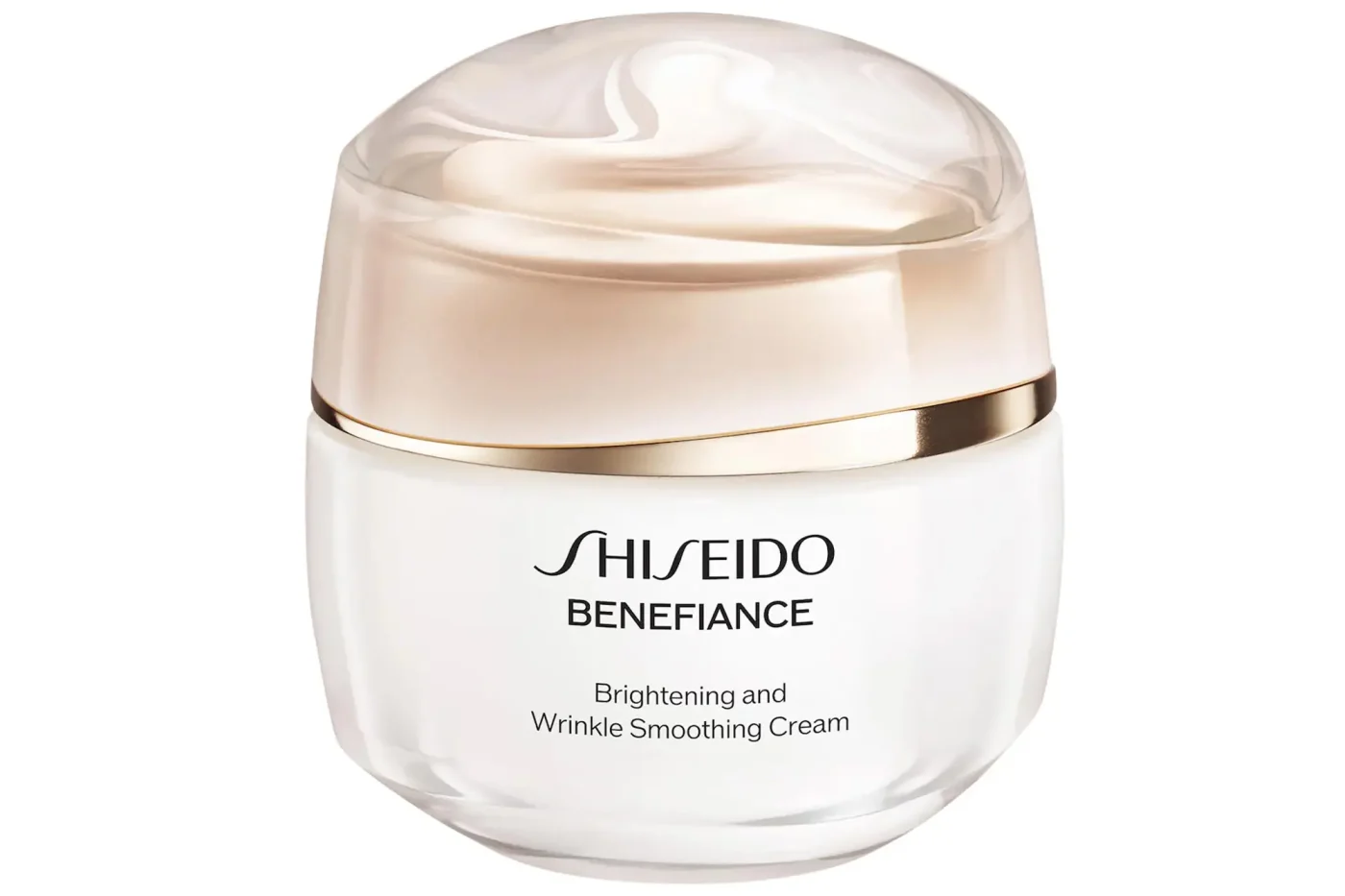 Shiseido Benefiance Brightening and Wrinkle Smoothing Cream jar